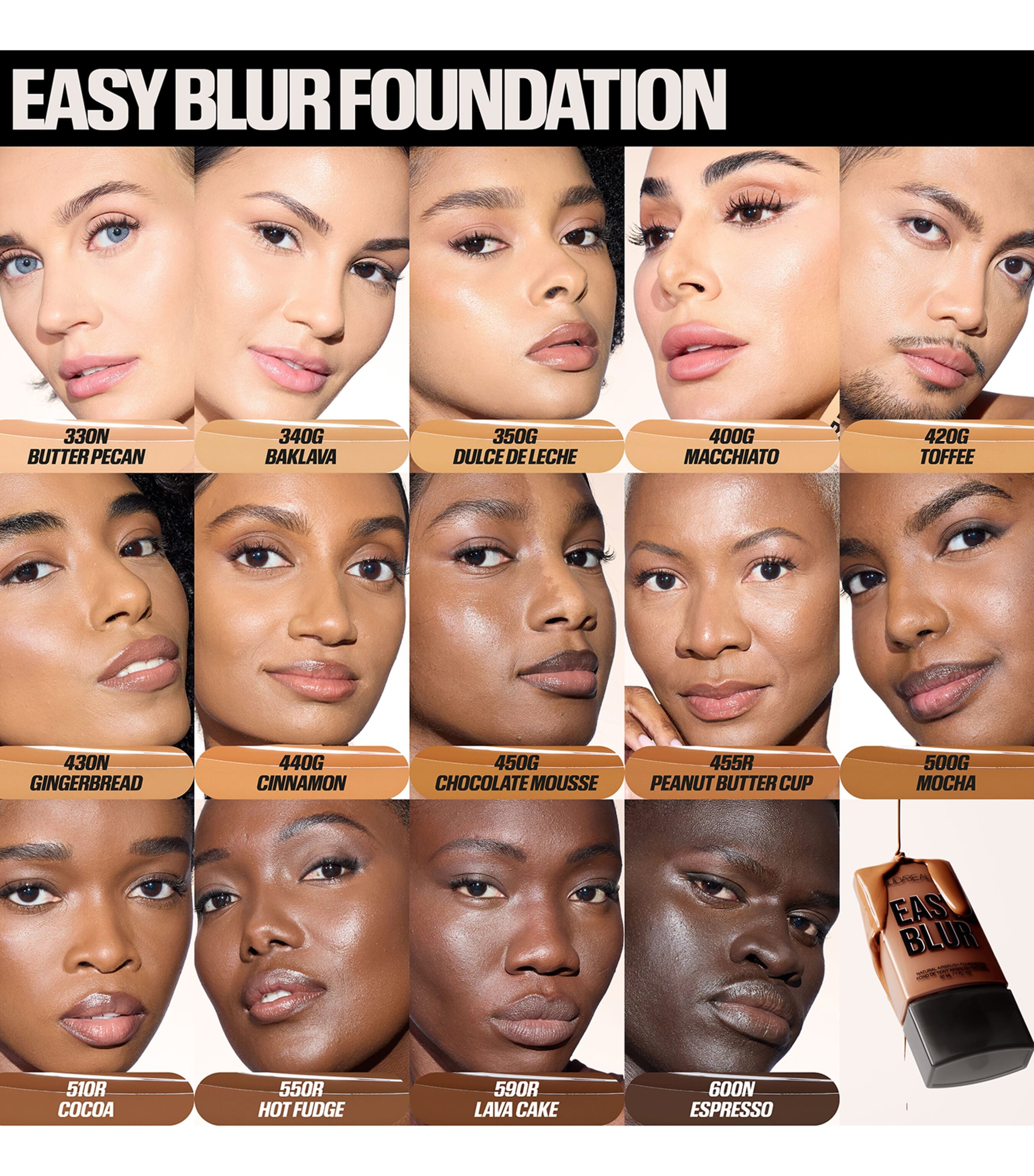 Easy Blur Foundation TOASTED COCONUT 240N Image 4