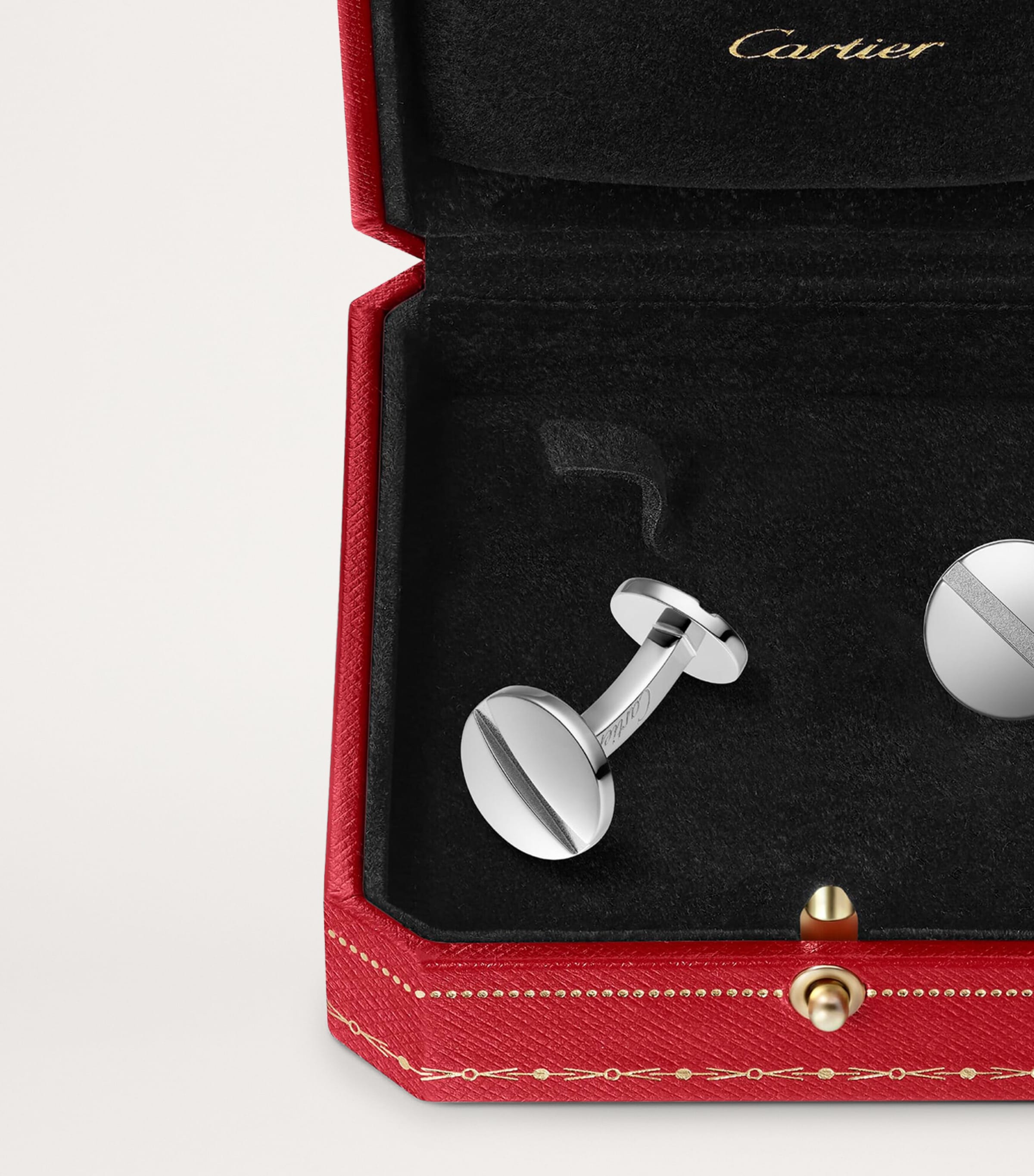 Cartier マラカイトカフリンクス CROG000708 - Cufflinks - Sterling silver, malachite