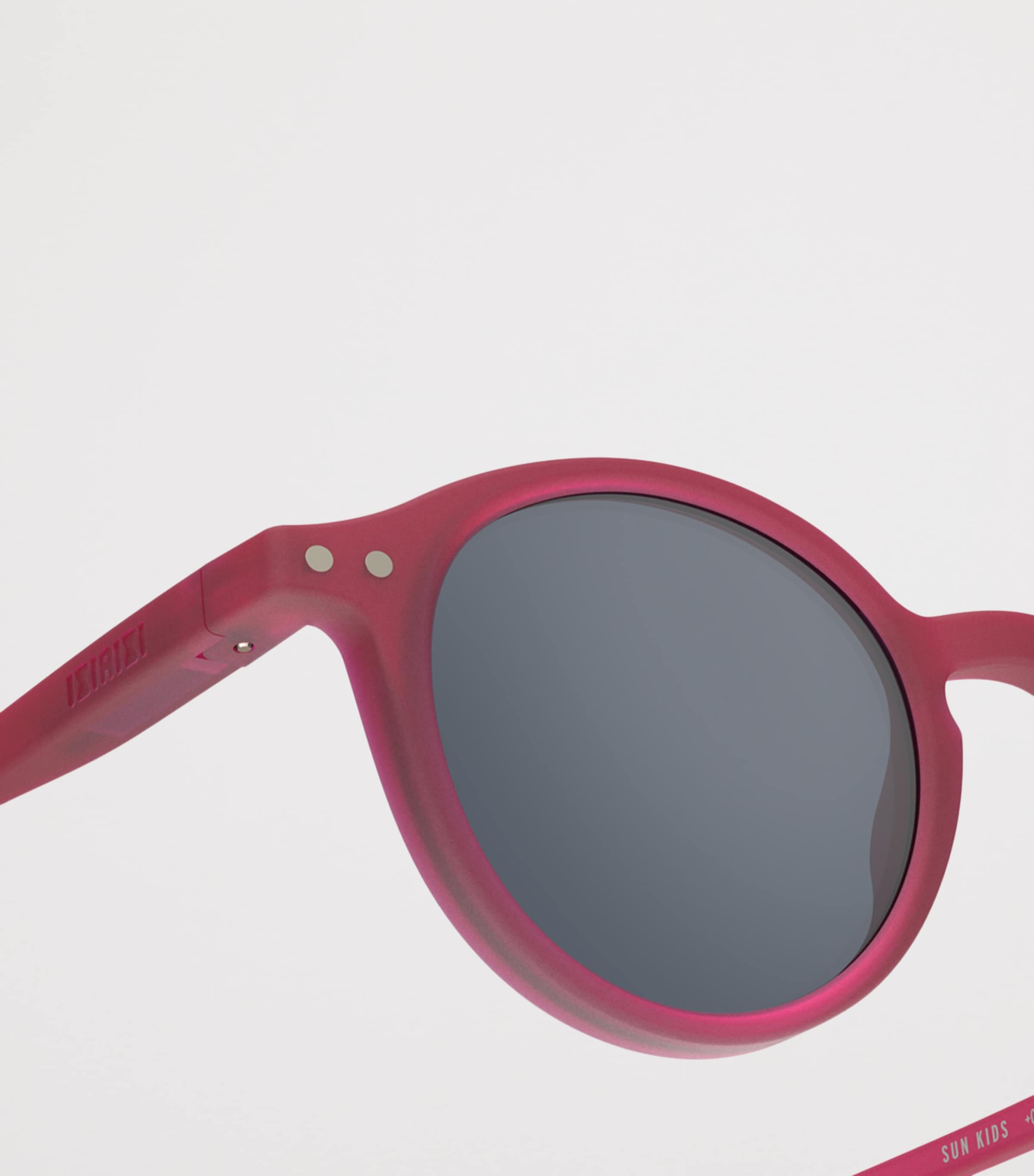 IZIPIZI KIDS #d Round Sunglasses (3-5 Years) Cranberry Image 3