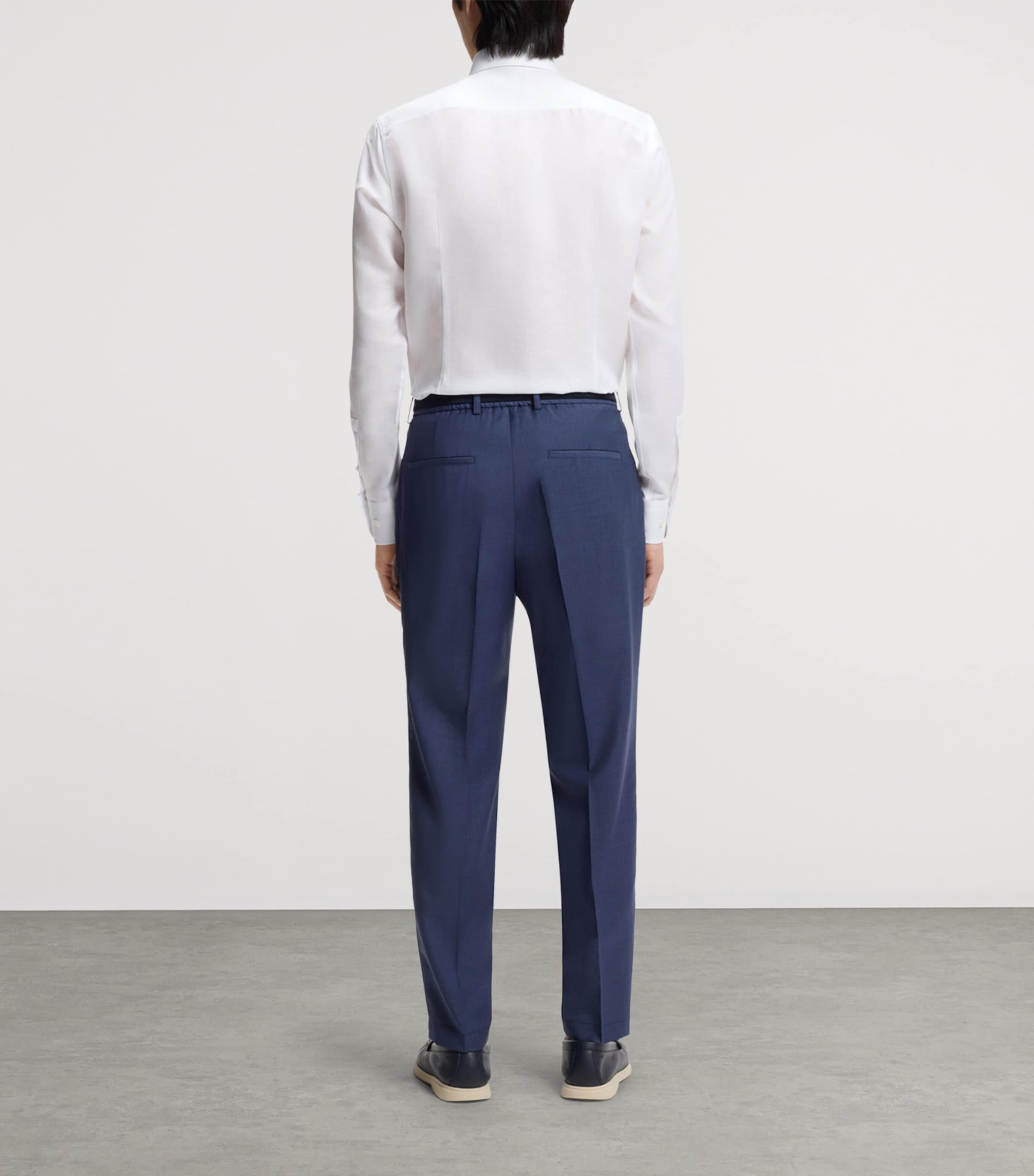 BOSS Mens Linen-Blend Slim-Fit Shirt Image 3