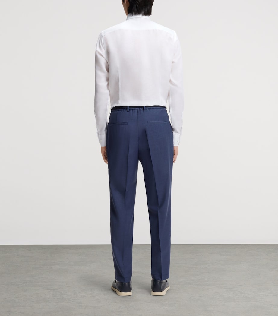 BOSS Mens Linen-Blend Slim-Fit Shirt Image 3
