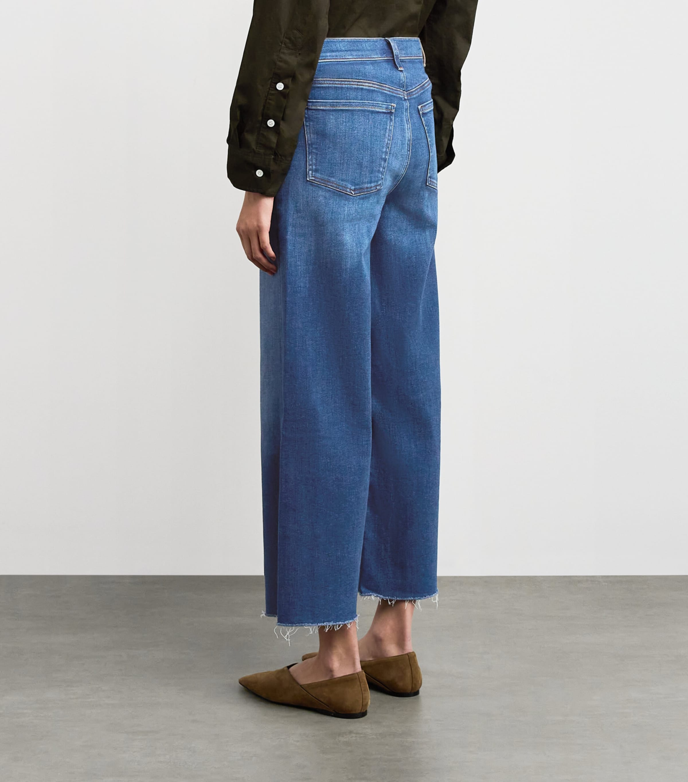Cropped Lyra Wide-Leg Jeans AMBRY Image 4