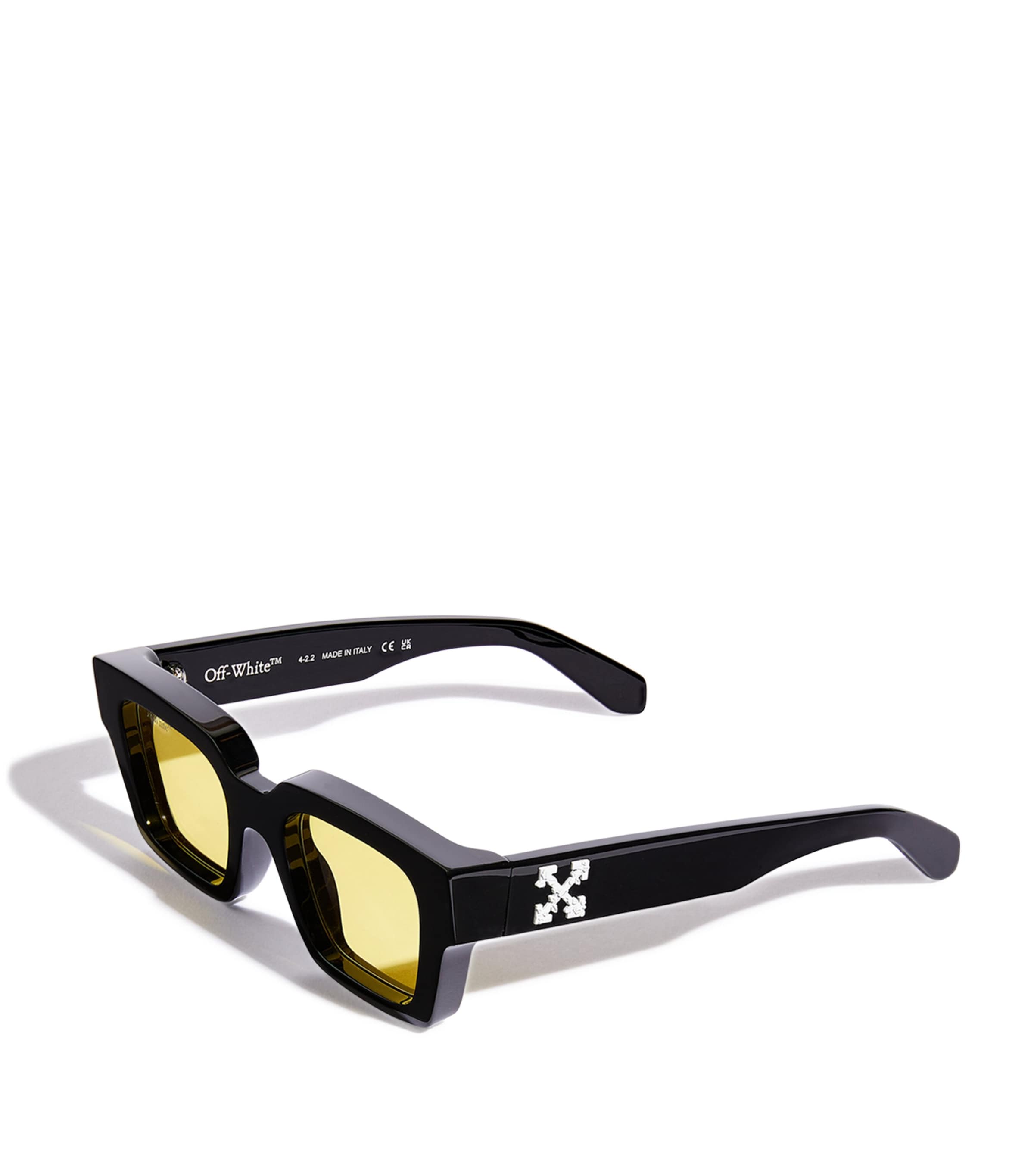 Off-White Black Virgil Sunglasses Harrods UK