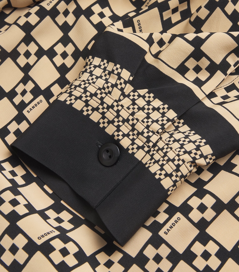 Check Long-Sleeve Shirt BEIGE Image 5