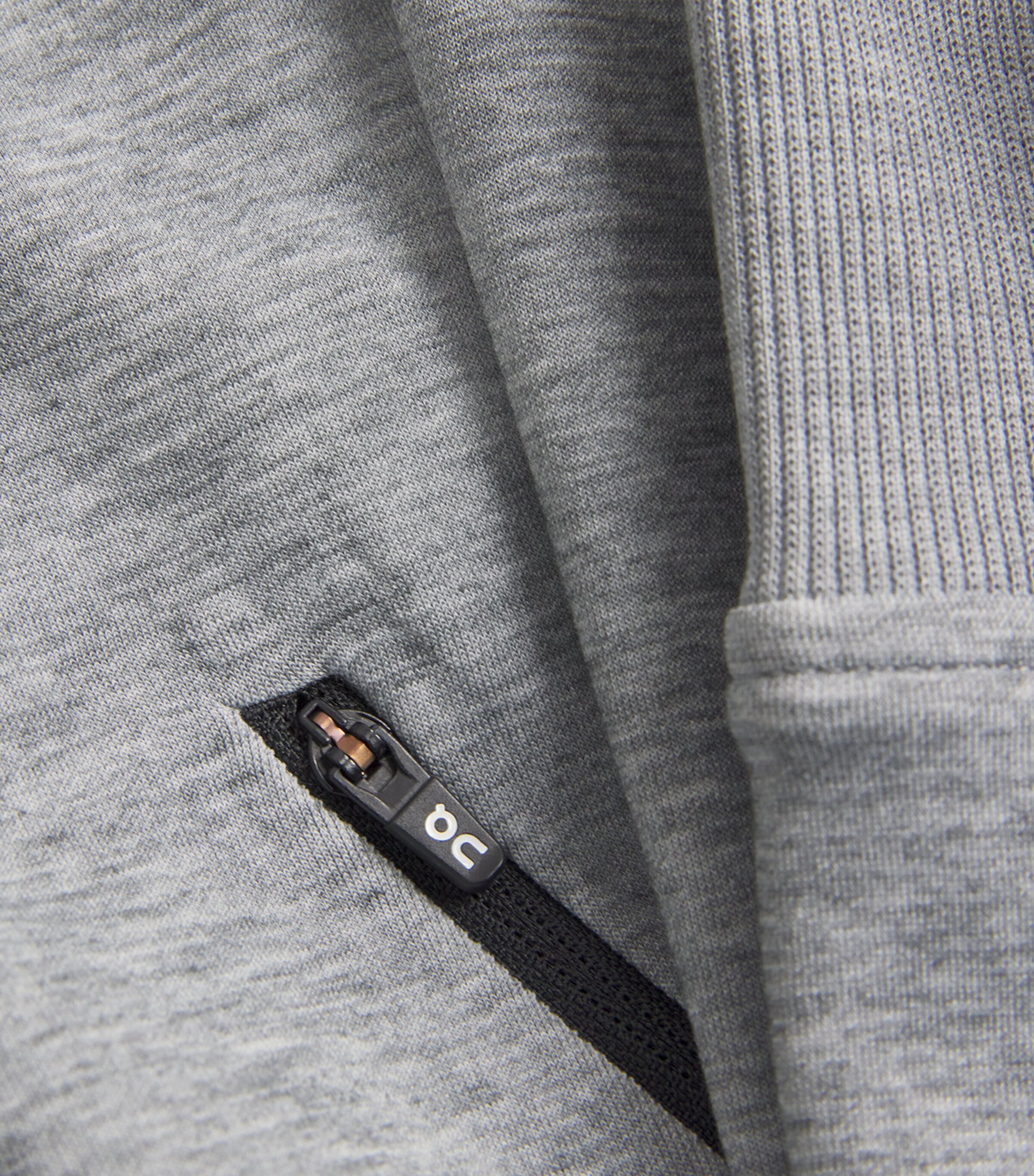 Zip-Up Hoodie GREY Image 5