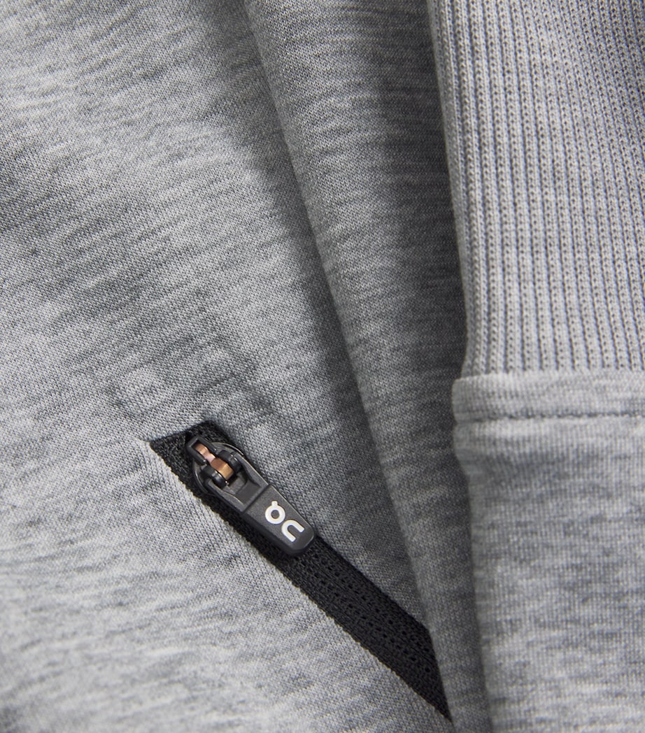 Zip-Up Hoodie GREY Image 5