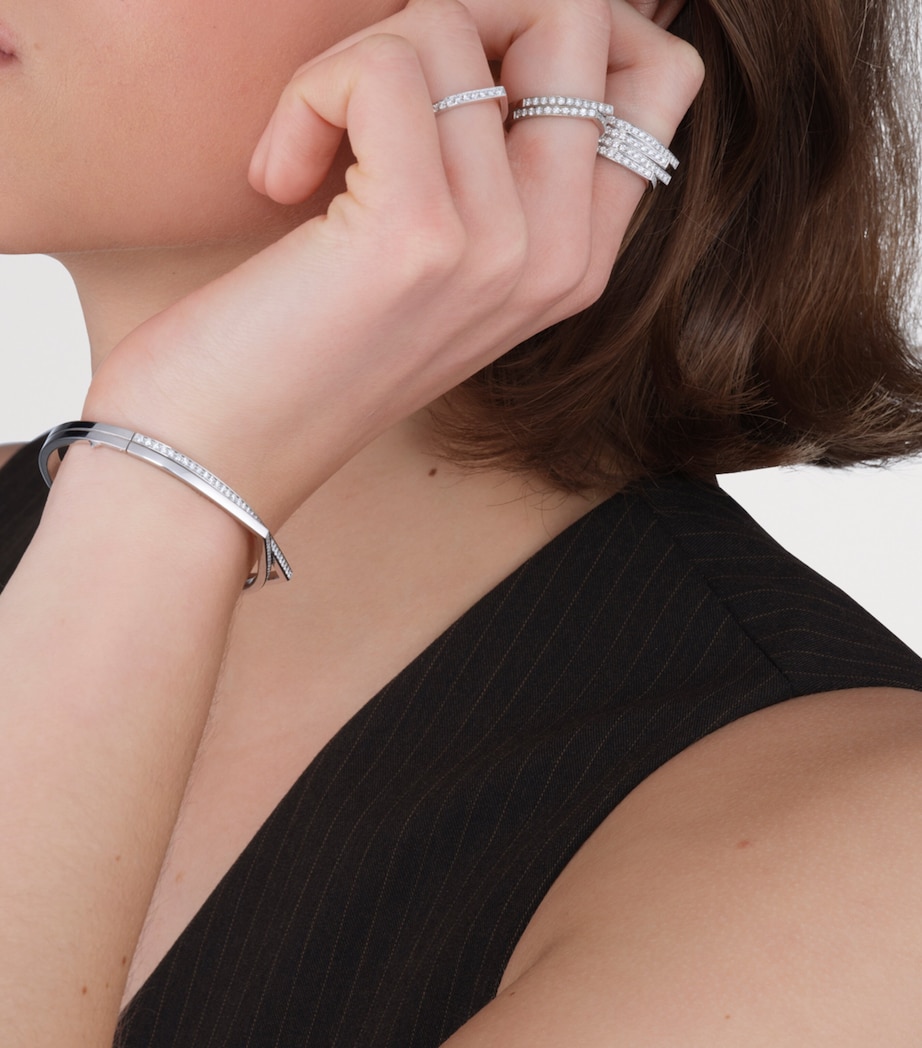 Repossi White Gold and Diamond Antifer Ring White Gold Image 2