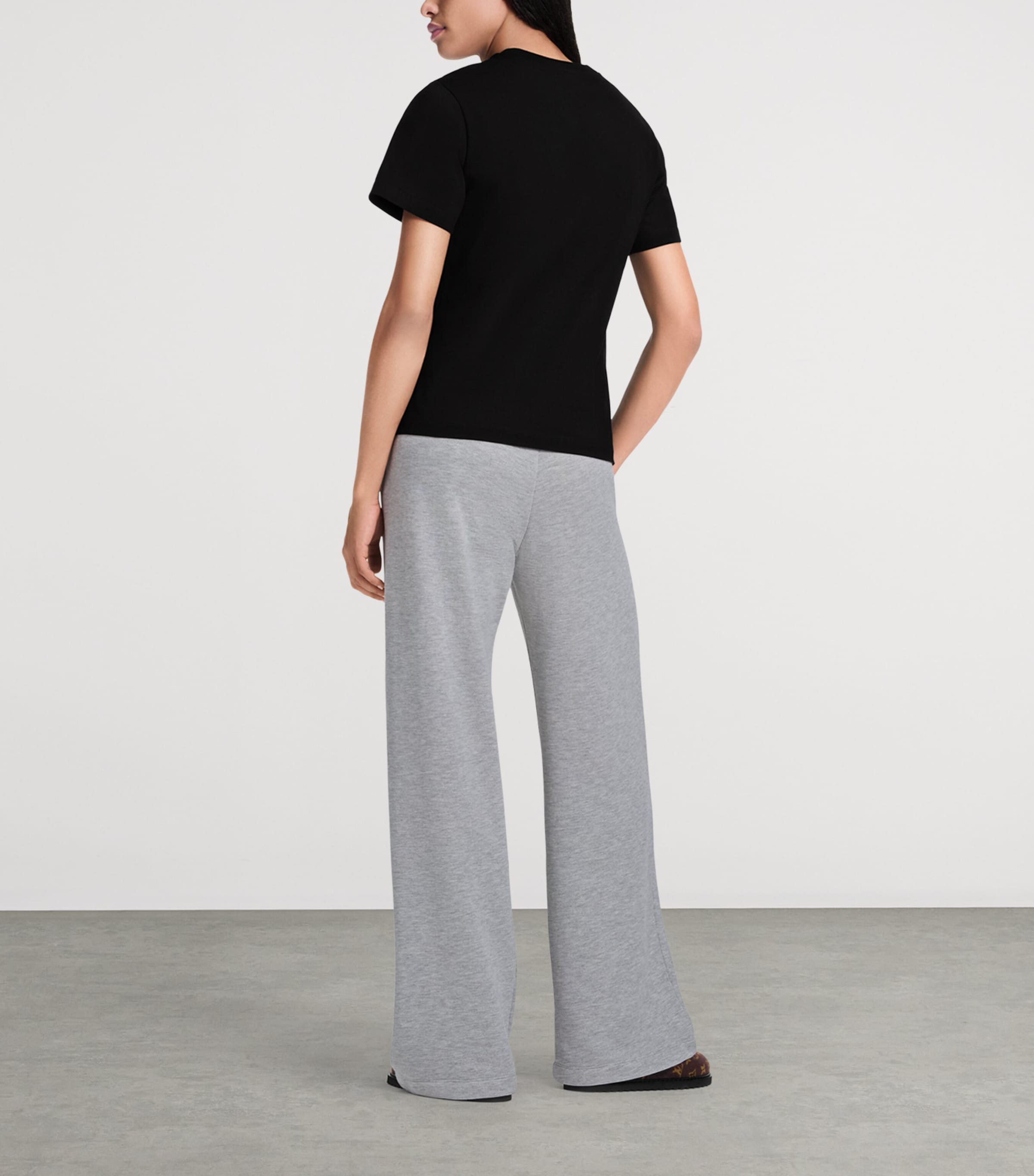 Cotton Pocket-Detail T-Shirt BLACK Image 5