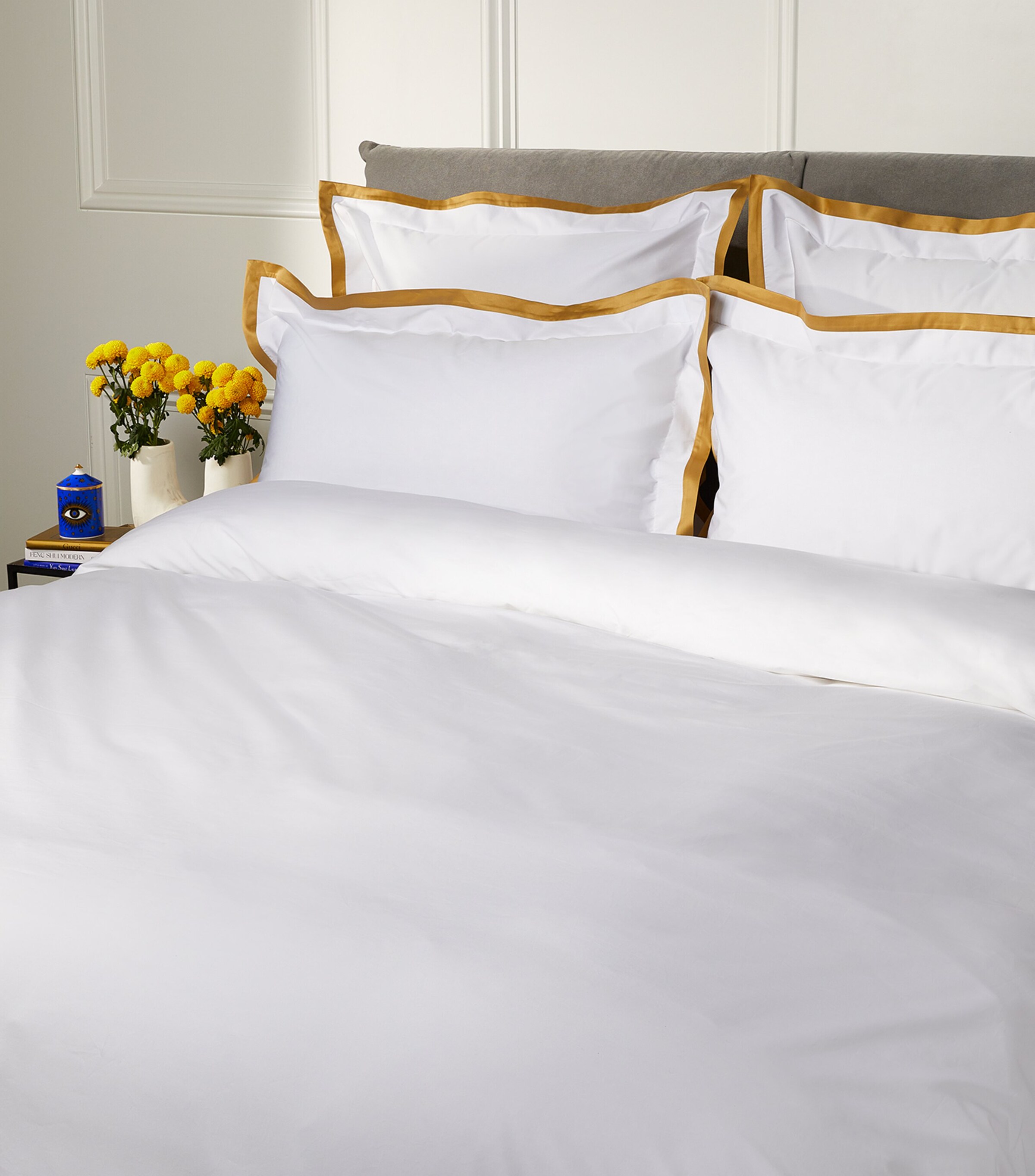 Celso De Lemos Hella Super King Duvet Cover (260cm x 220cm) Miel Image 2