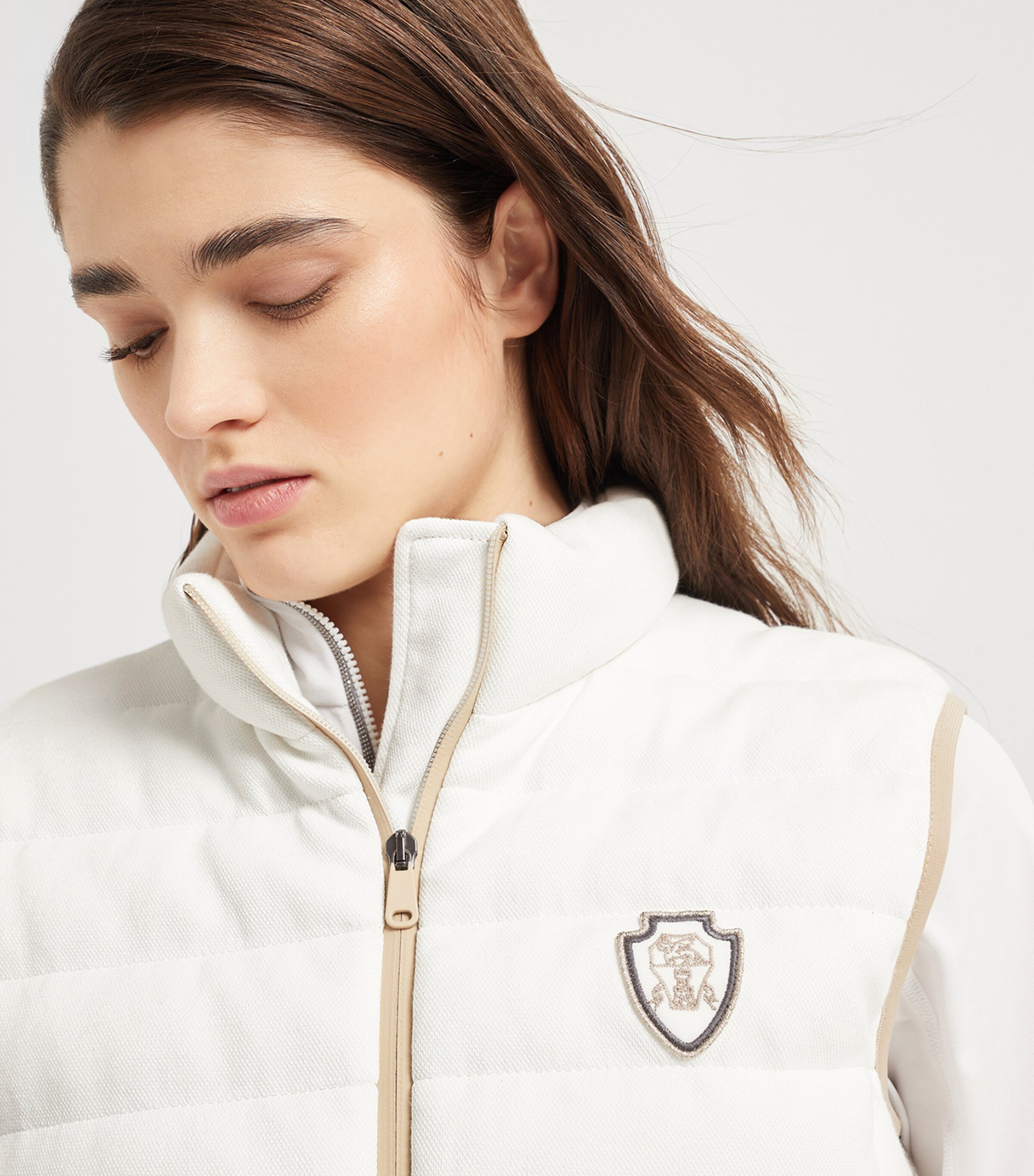 Techno Cotton Piqué Logo Gilet C7220 Image 6