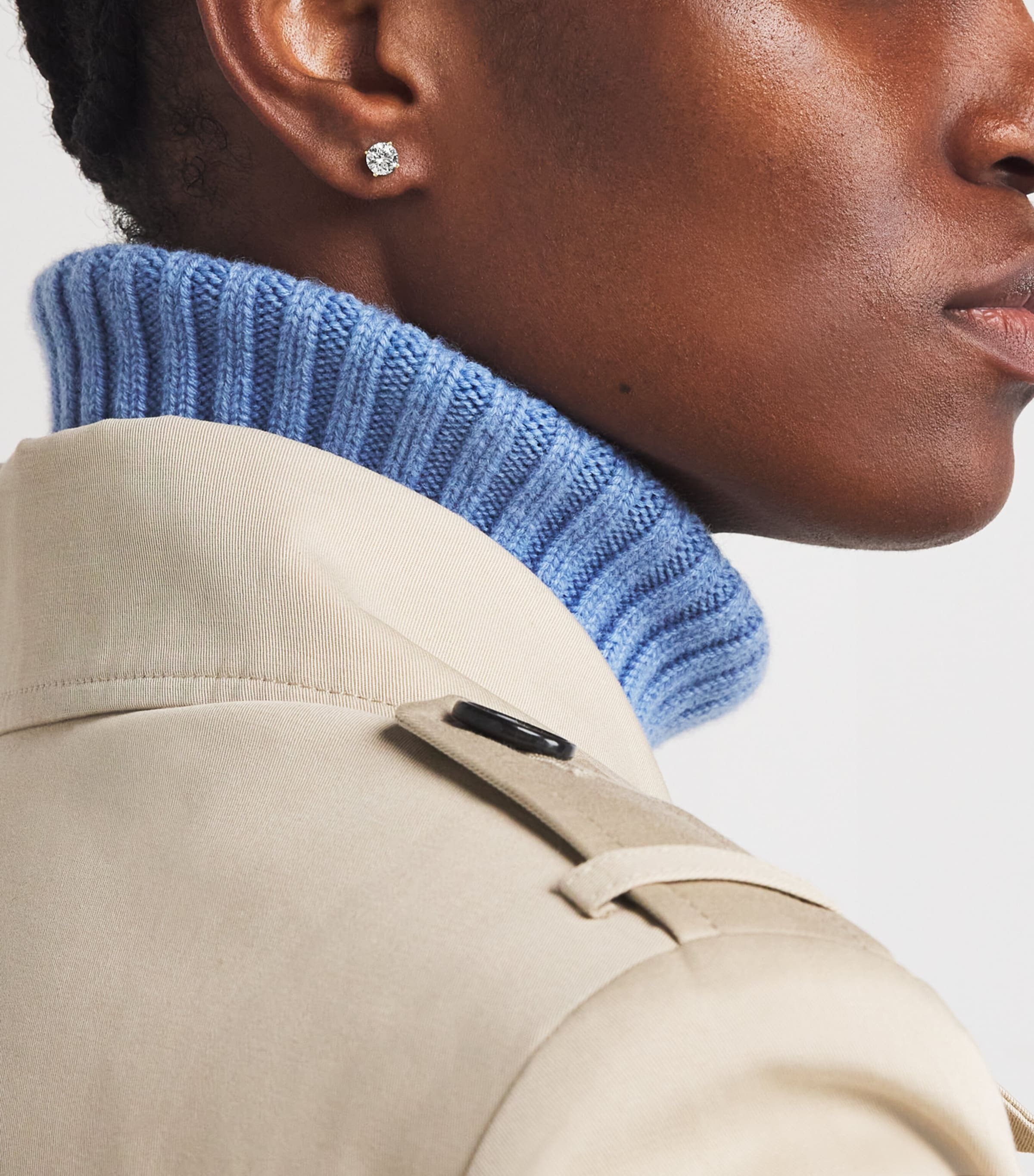 Yellow Gold and Diamond Stud Earrings (1.50ct) YELLOW GOLD Image 2