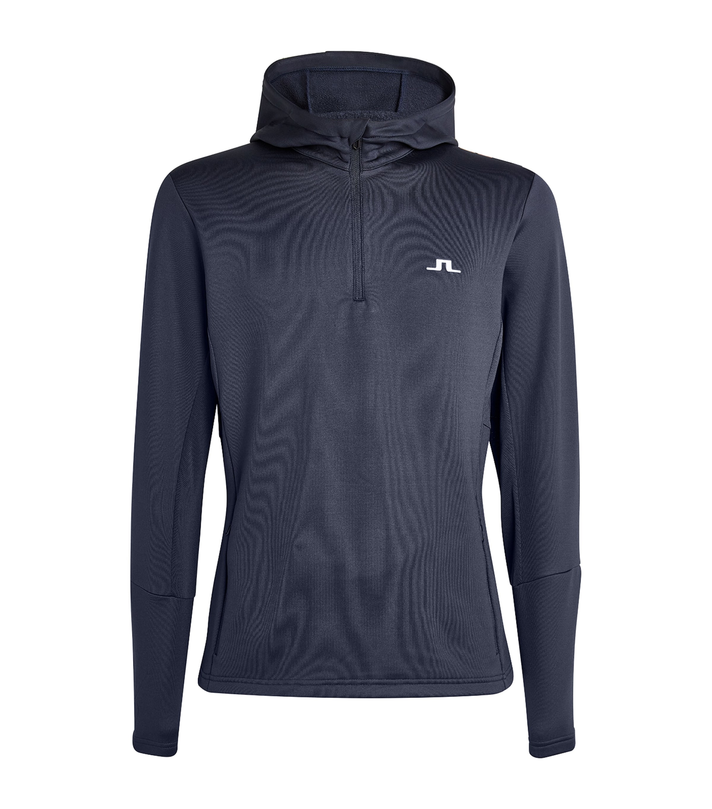 J. LINDEBERG LOGO AERIAL QUARTER-ZIP HOODIE 