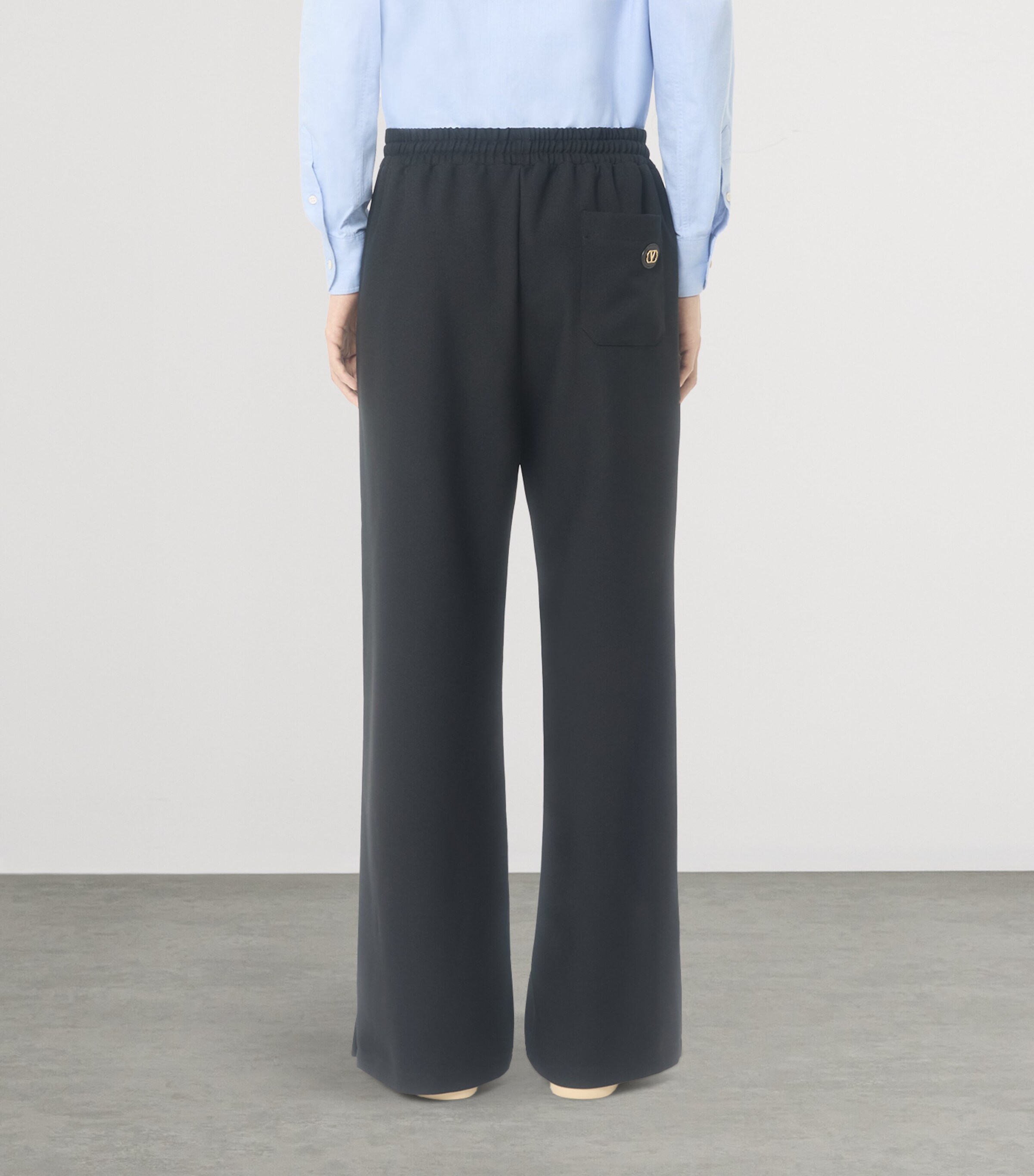 VLogo Wide-Leg Track Pants 0NO Image 4