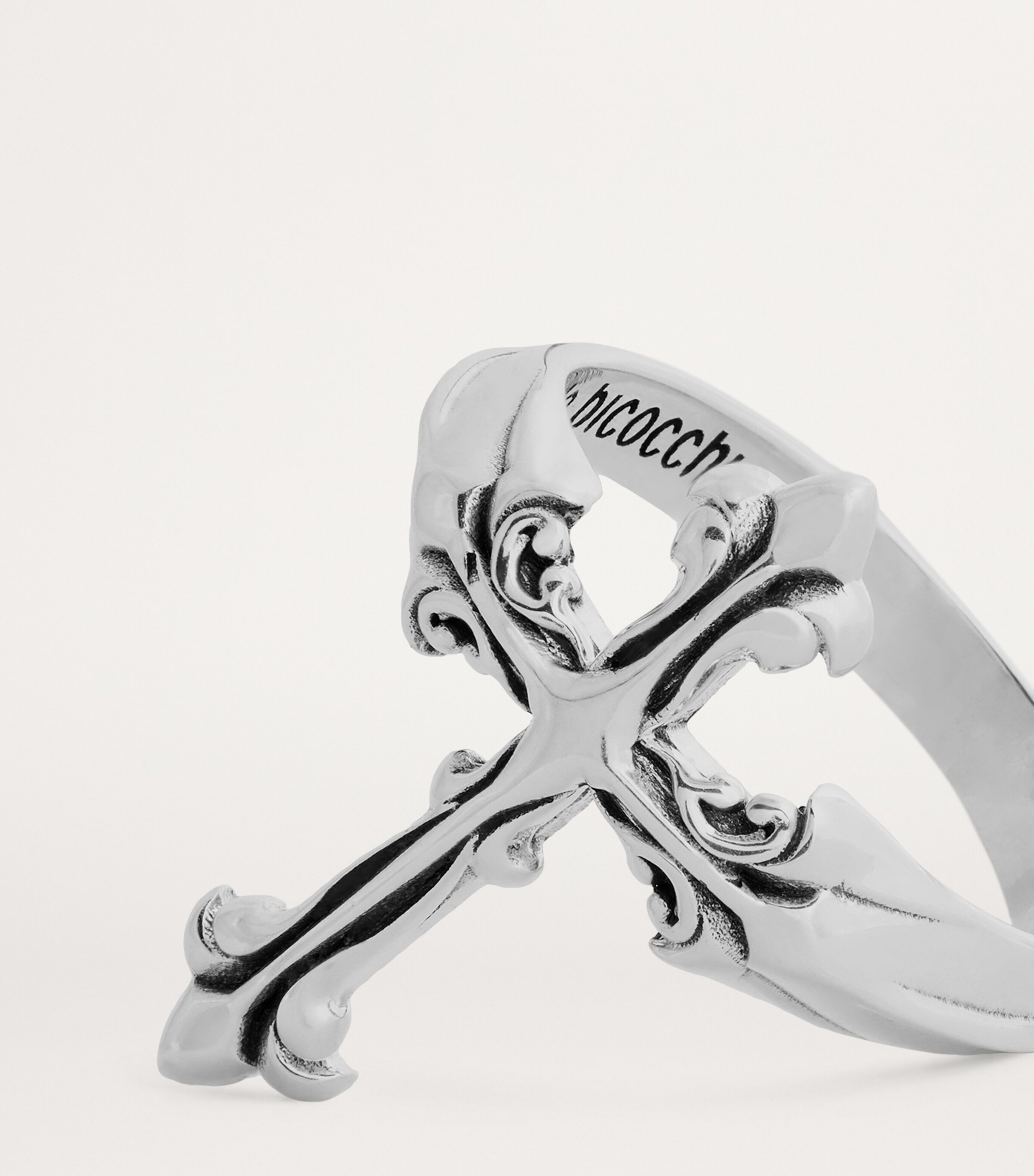 【関税込み】Emanuele Bicocchi シルバー Fleury Cross リング Fleury Cross Ring
