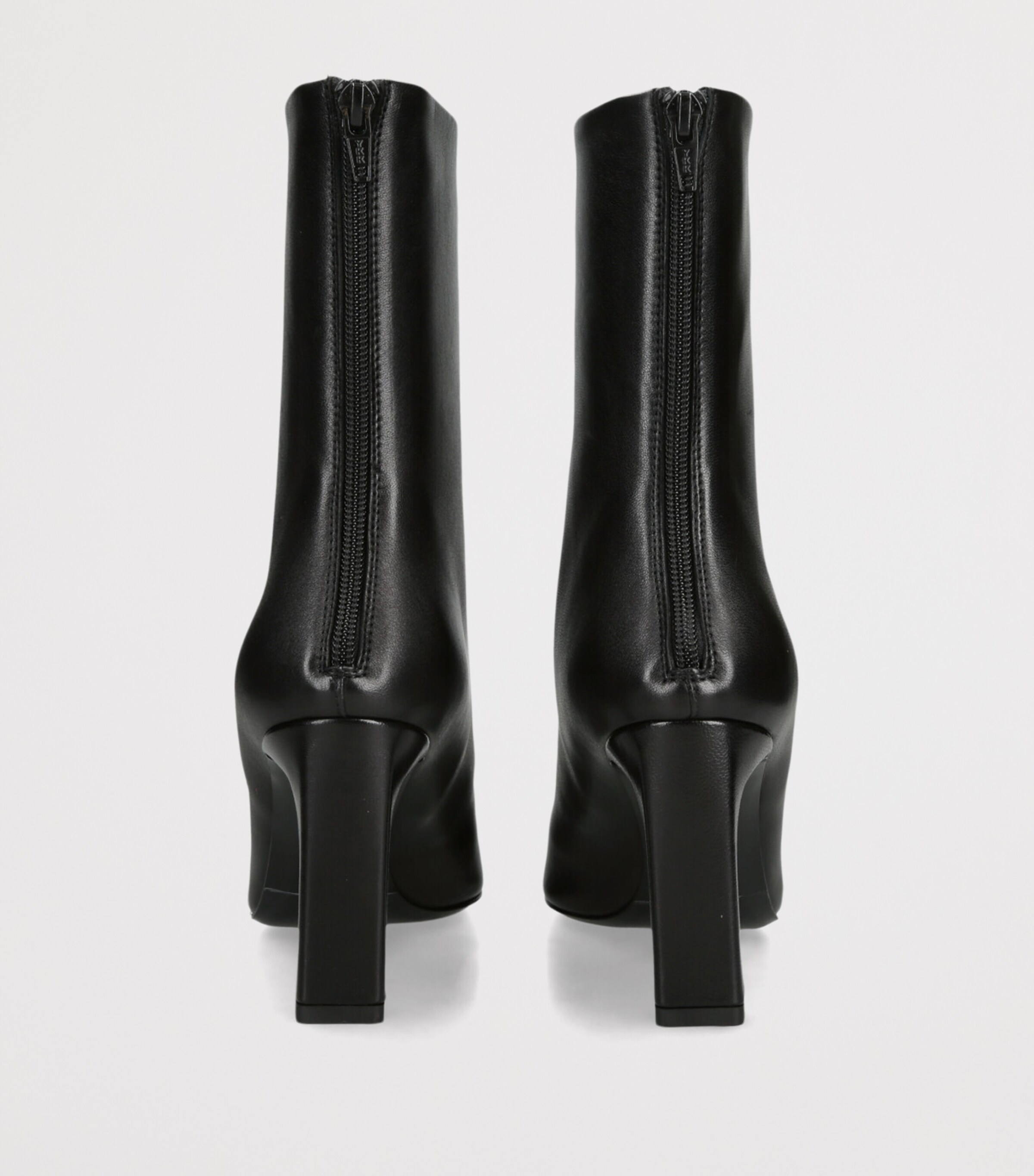 Toteme Calfskin Bar Ankle Boots 85 Black Image 2