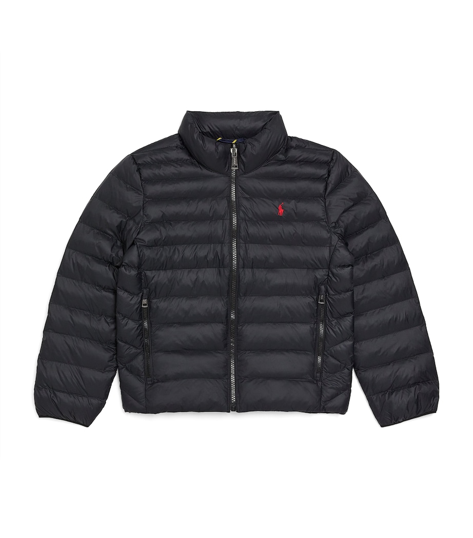 Packable Polo Pony Puffer Jacket (2-7 Years) POLO BLACK Image 1