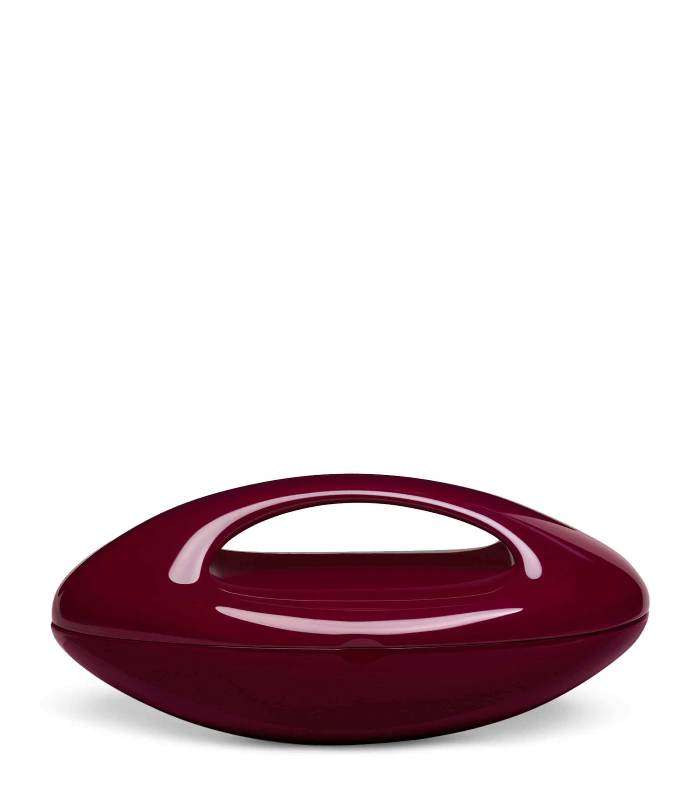 Alaïa Sculptural Clutch Bag Bordeaux Image 1