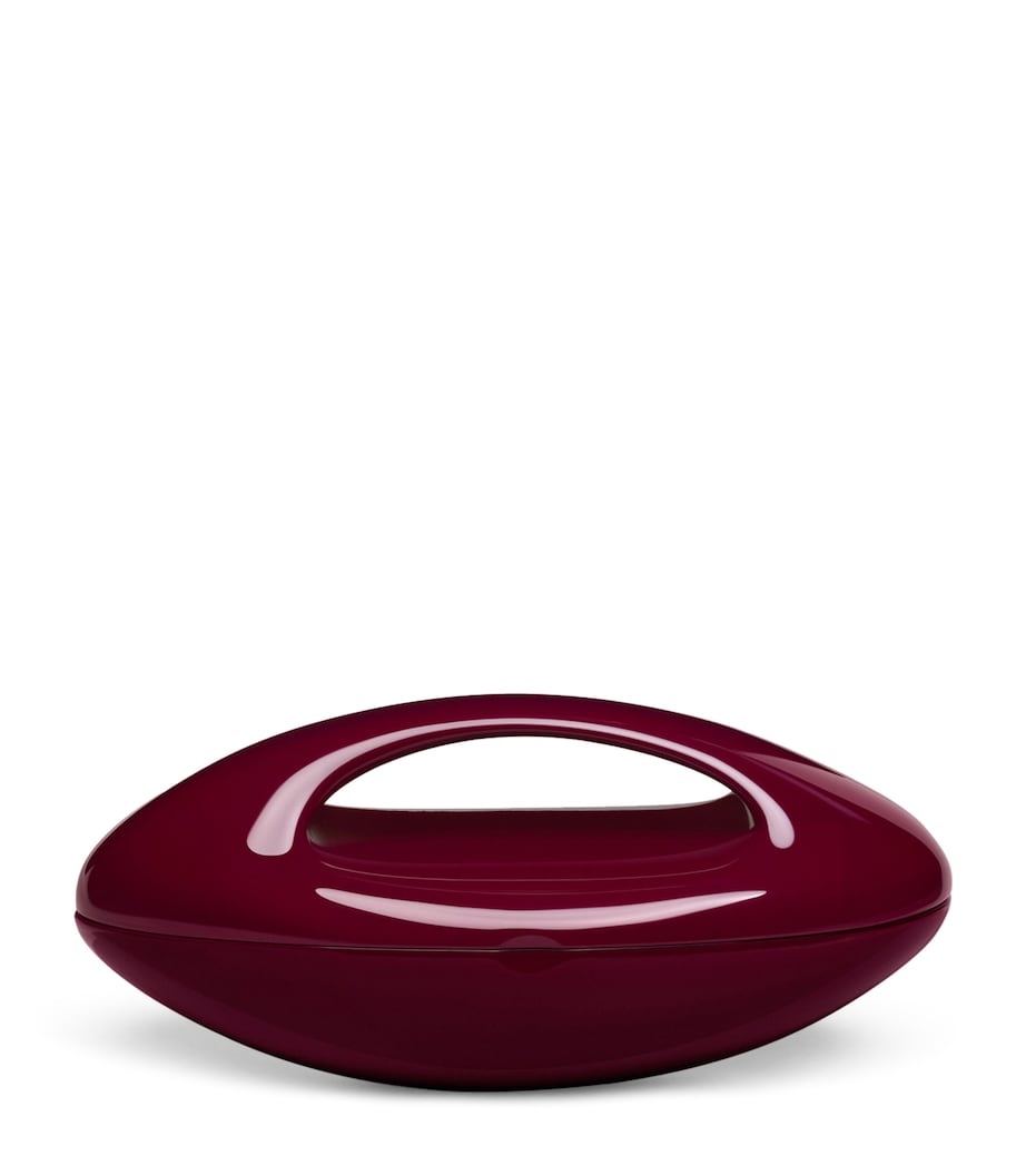 Alaïa Sculptural Clutch Bag Bordeaux Image 1
