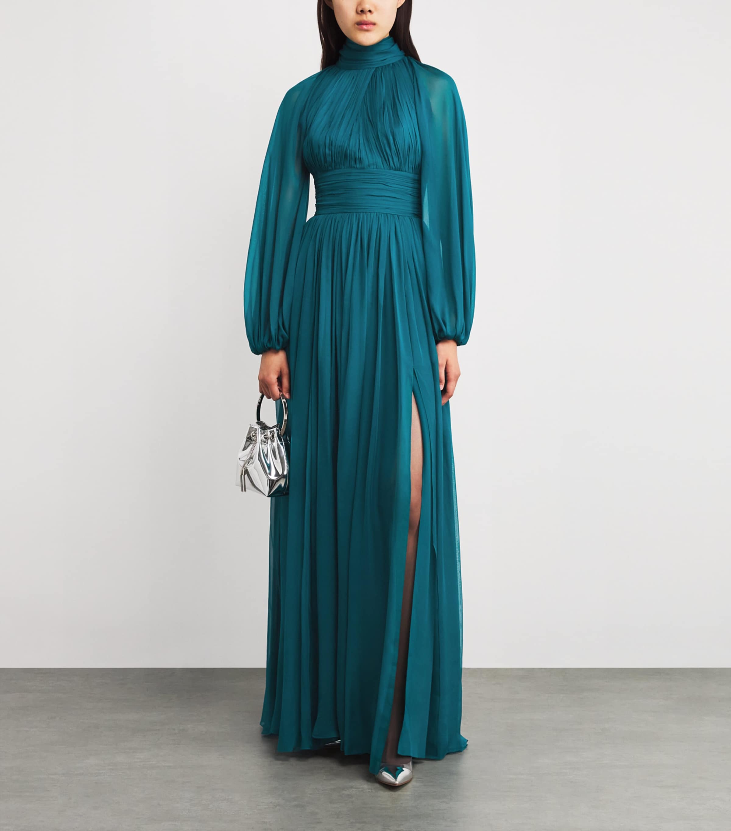 Silk Draped Gown 194916 PACIFIC Image 2