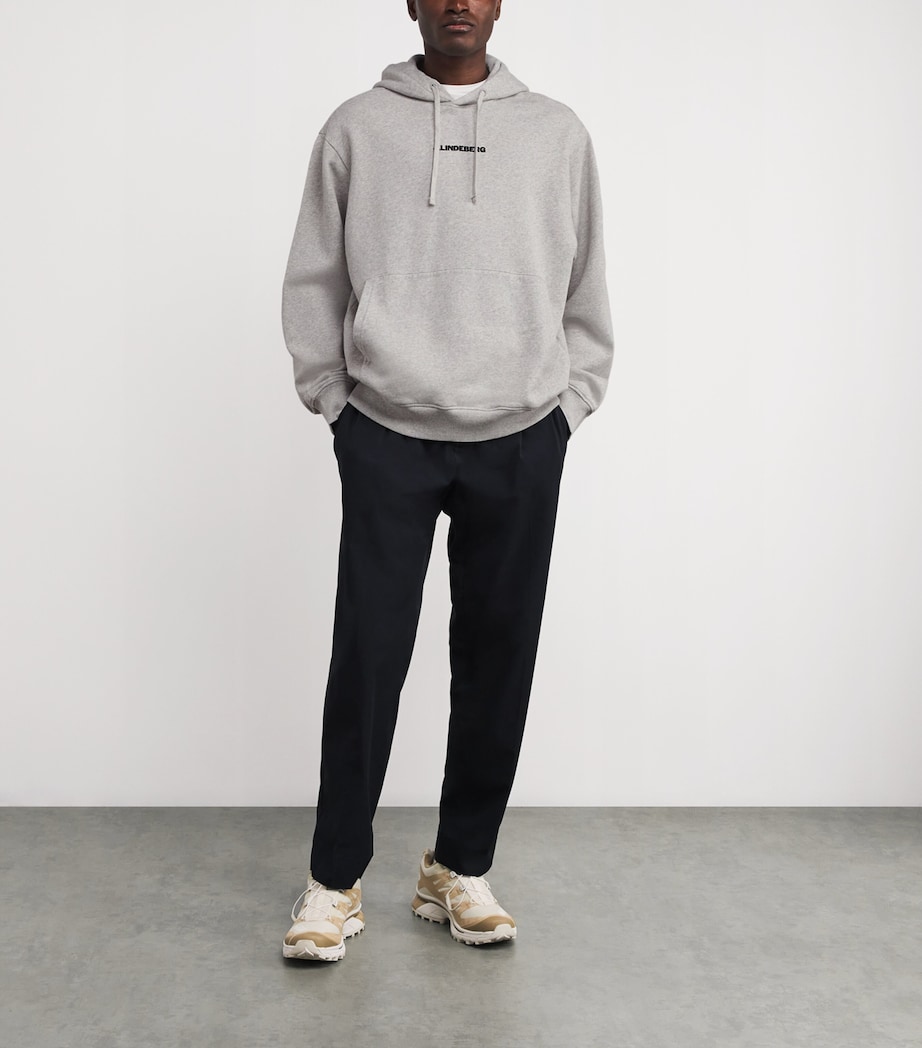 Cotton Callan Hoodie U199 LIGHT GREY Image 2