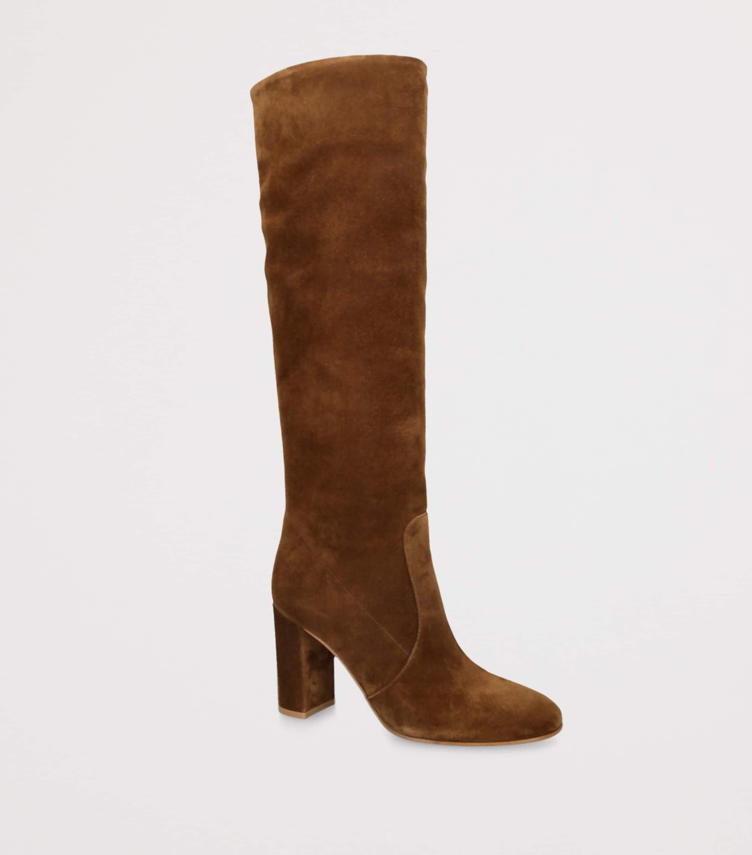 Suede Glen Knee-High Boots 85 TAN Image 3