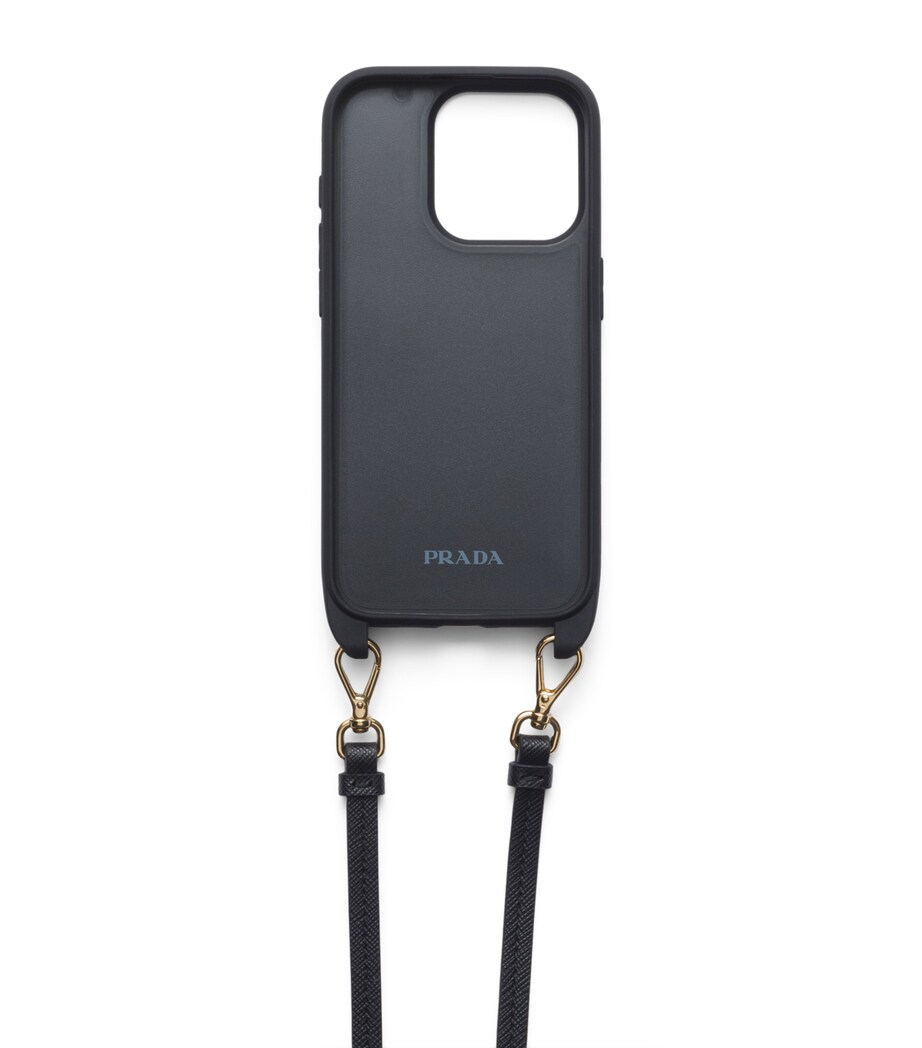 Prada Saffiano Leather iPhone 15 Pro Case Image 3