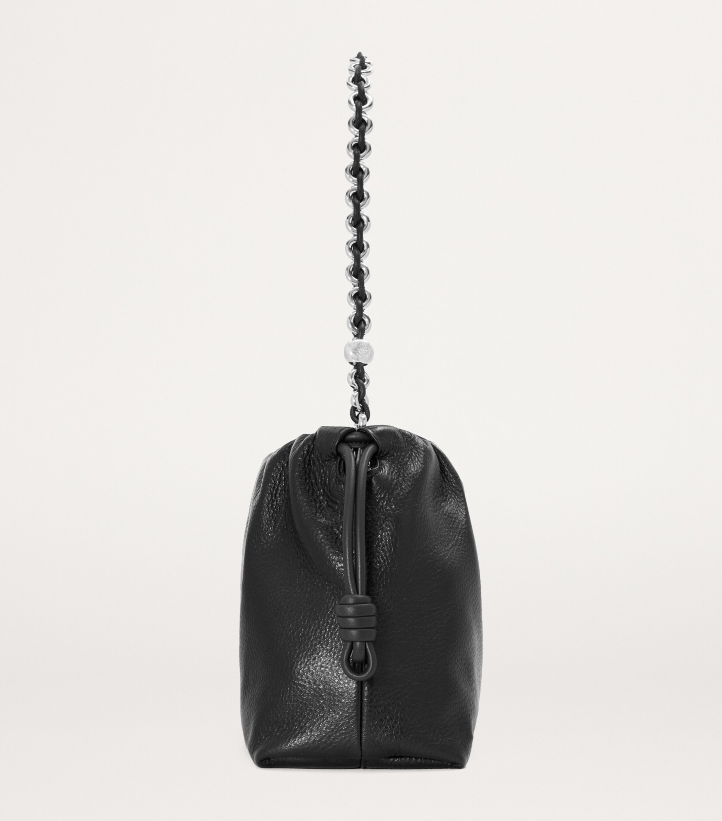 LOEWE Black Medium Leather Flamenco Purse | Harrods US