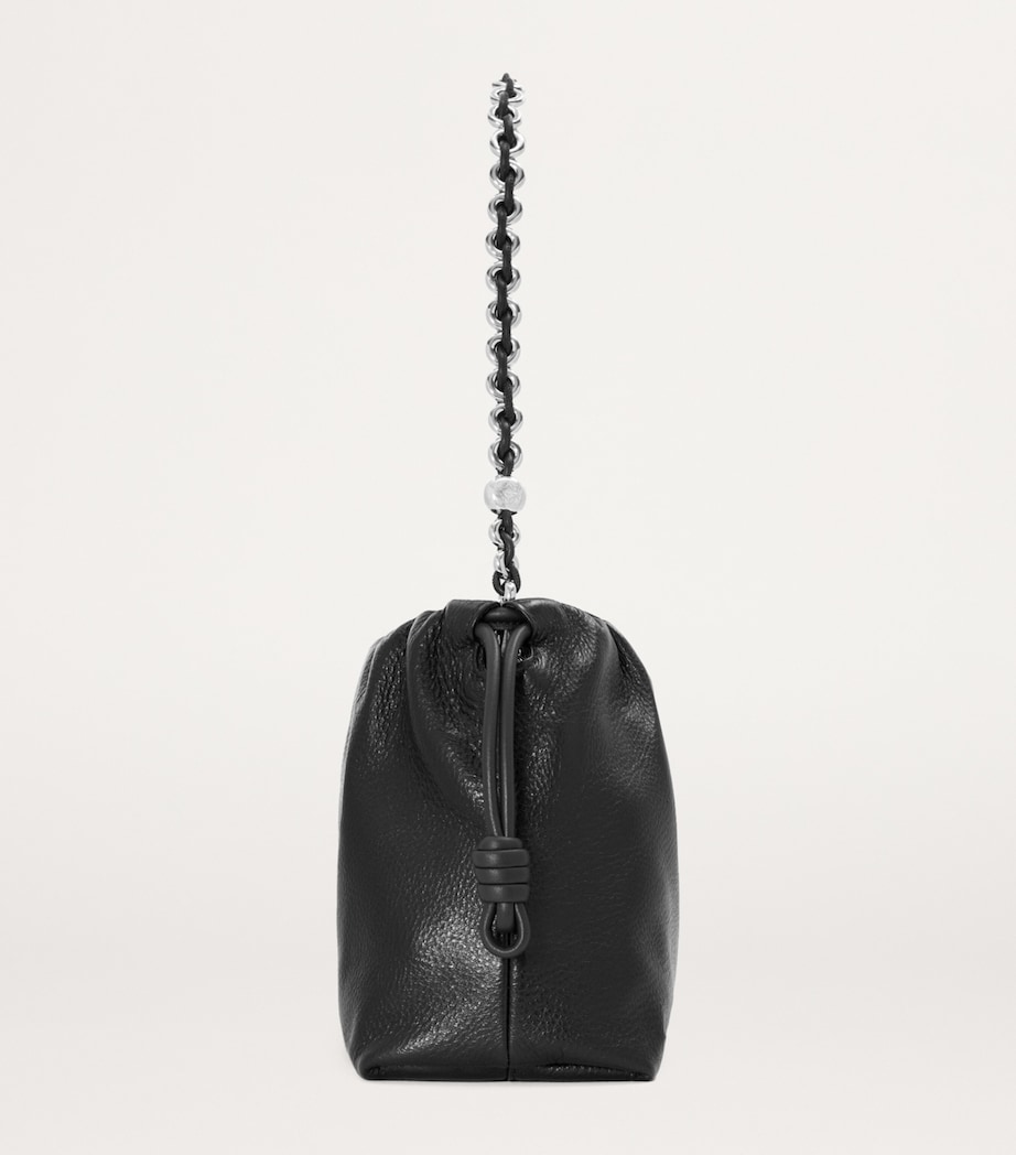 LOEWE Medium Leather Flamenco Purse Black Image 6