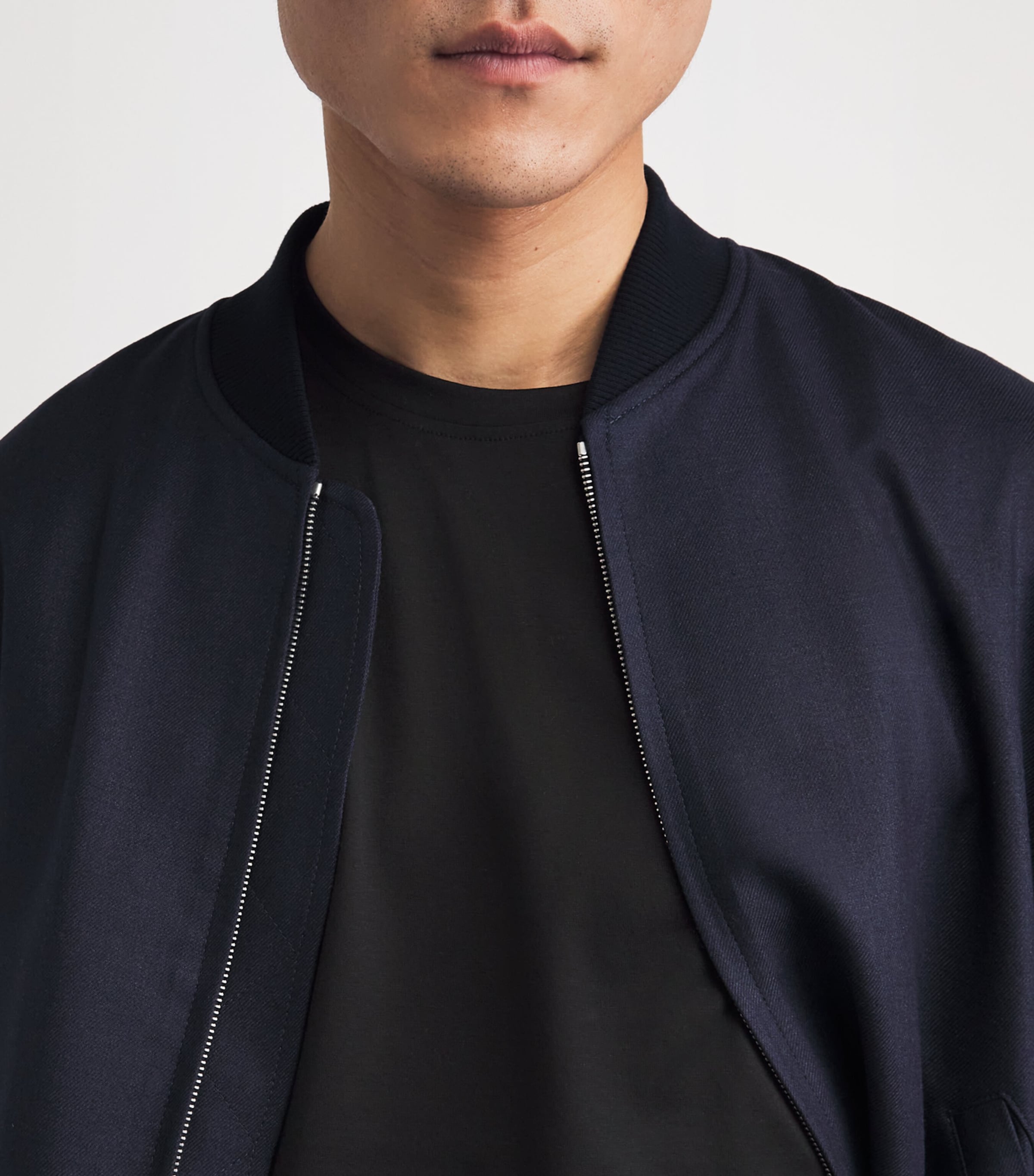 Corneliani Mens Cotton Crew-Neck T-Shirt Black Image 3