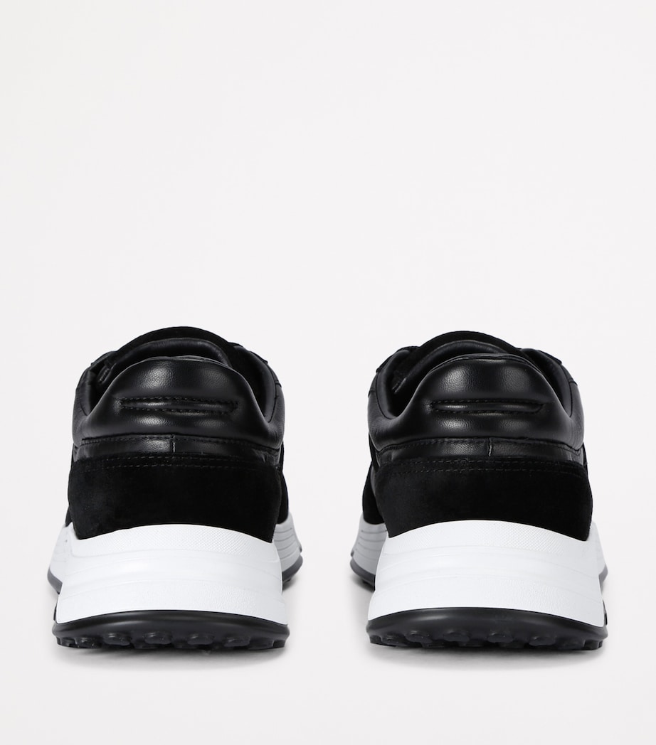 Leather Hyperlight Sneakers BLK/WHITE Image 2