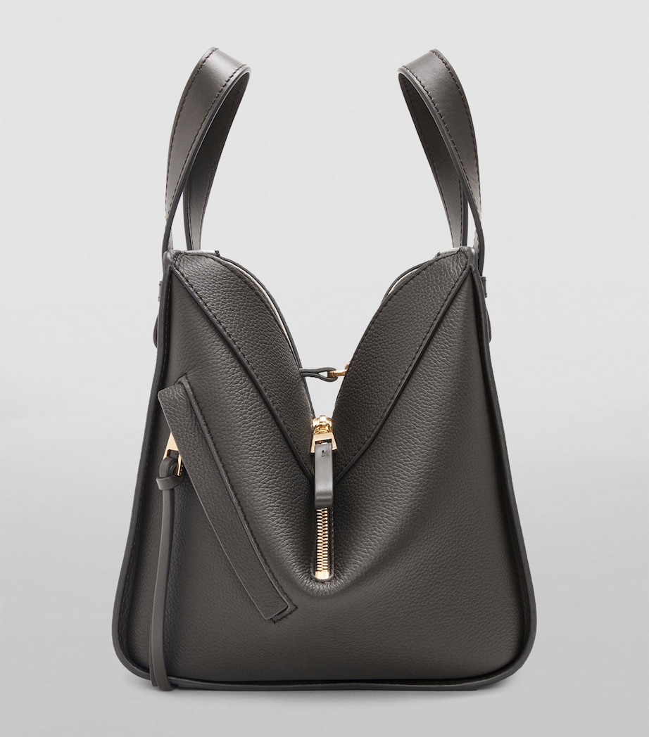LOEWE Leather Hammock Top-Handle Bag Dark Grey Image 6
