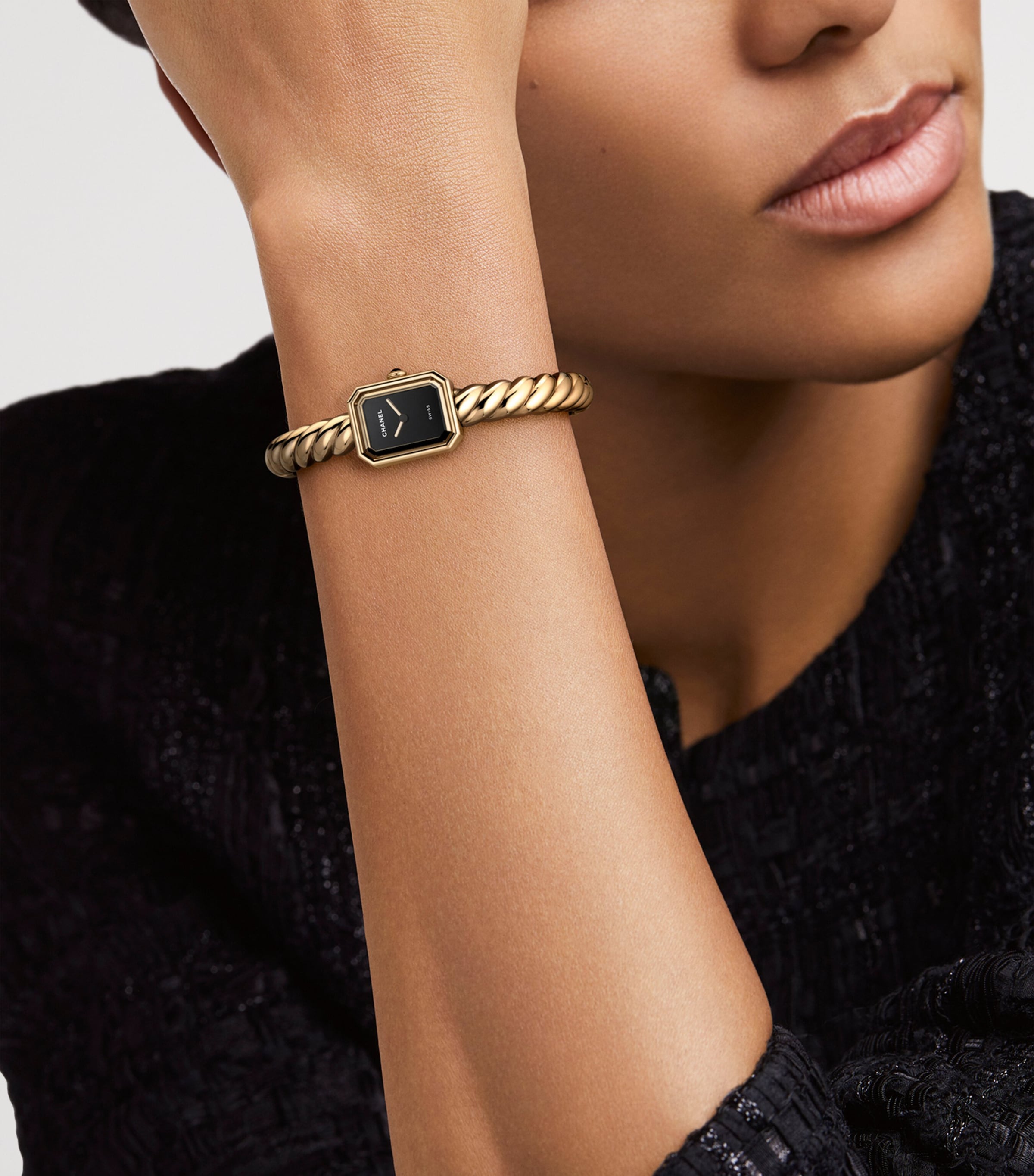 Yellow Gold Première Galon Watch 19.7mm BLACK Image 2