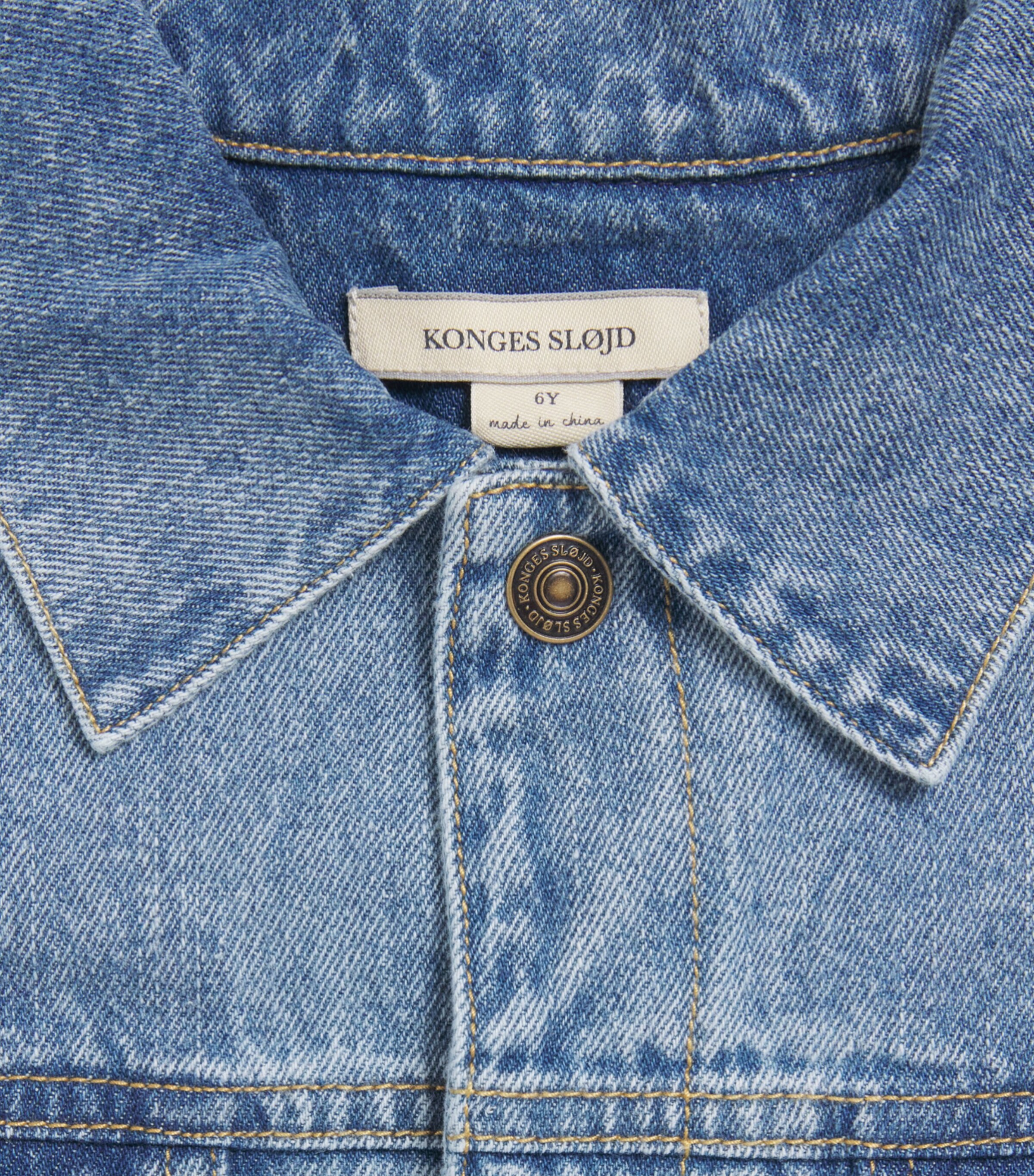 KONGES SLOJD Magot Denim Jacket (18 Months-10 Years) Denim Image 4