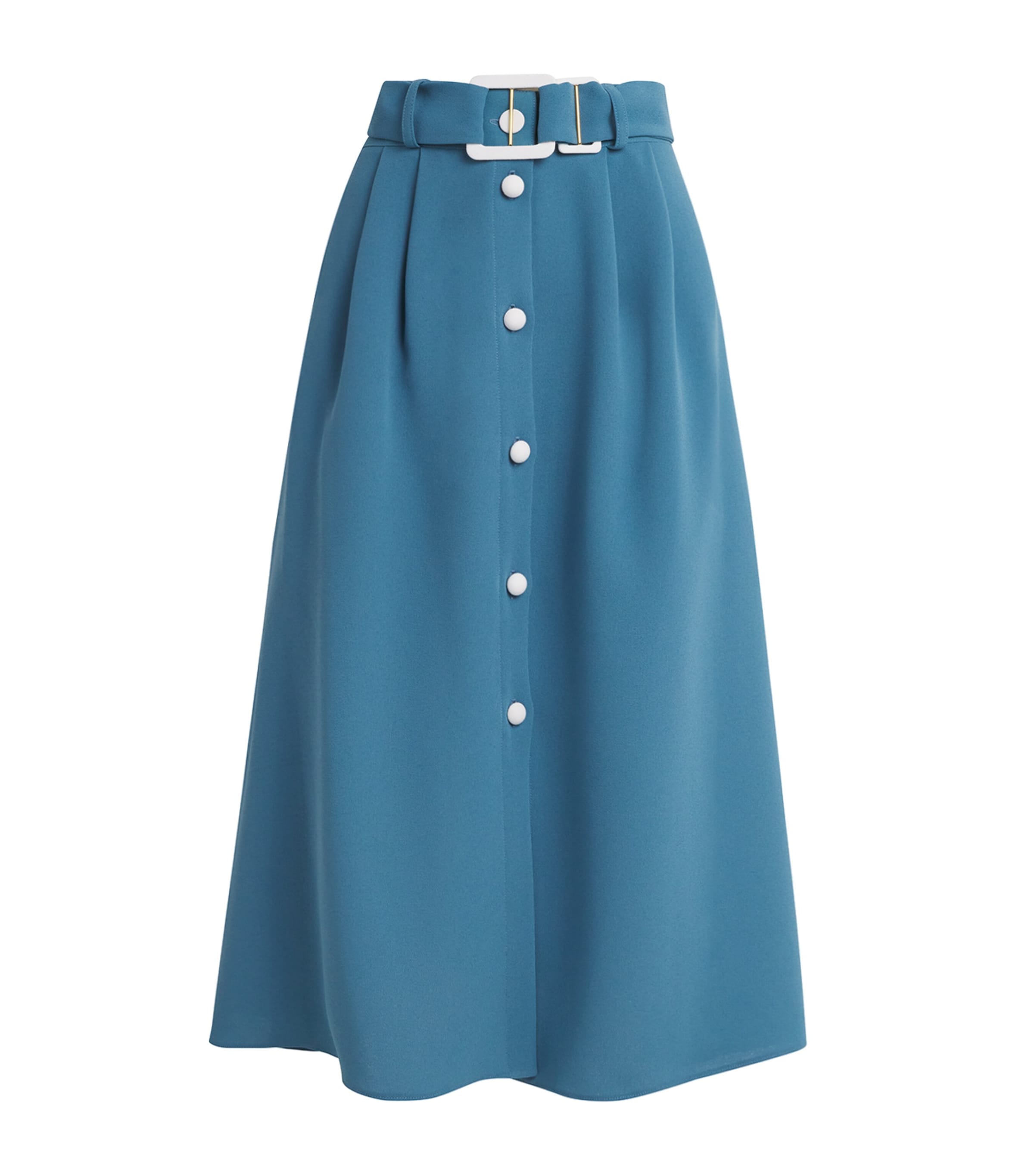 Edeline Lee Telluride Midi Skirt In Blue