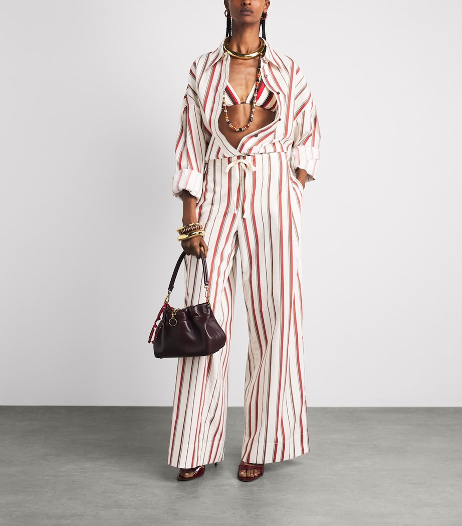 SIR. Womens Cotton Stripe Alva Shirt Laila Stripe Image 2