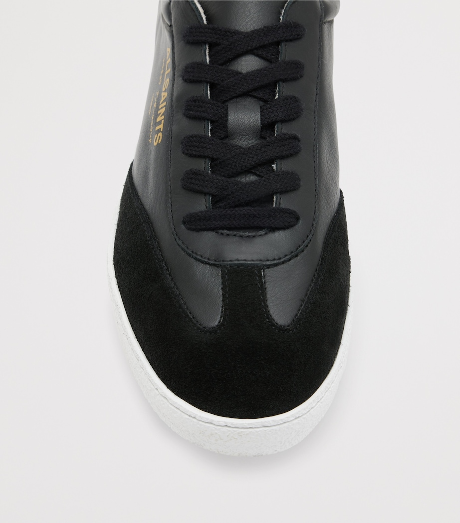 AllSaints Leather Thelma Sneakers Black Image 3