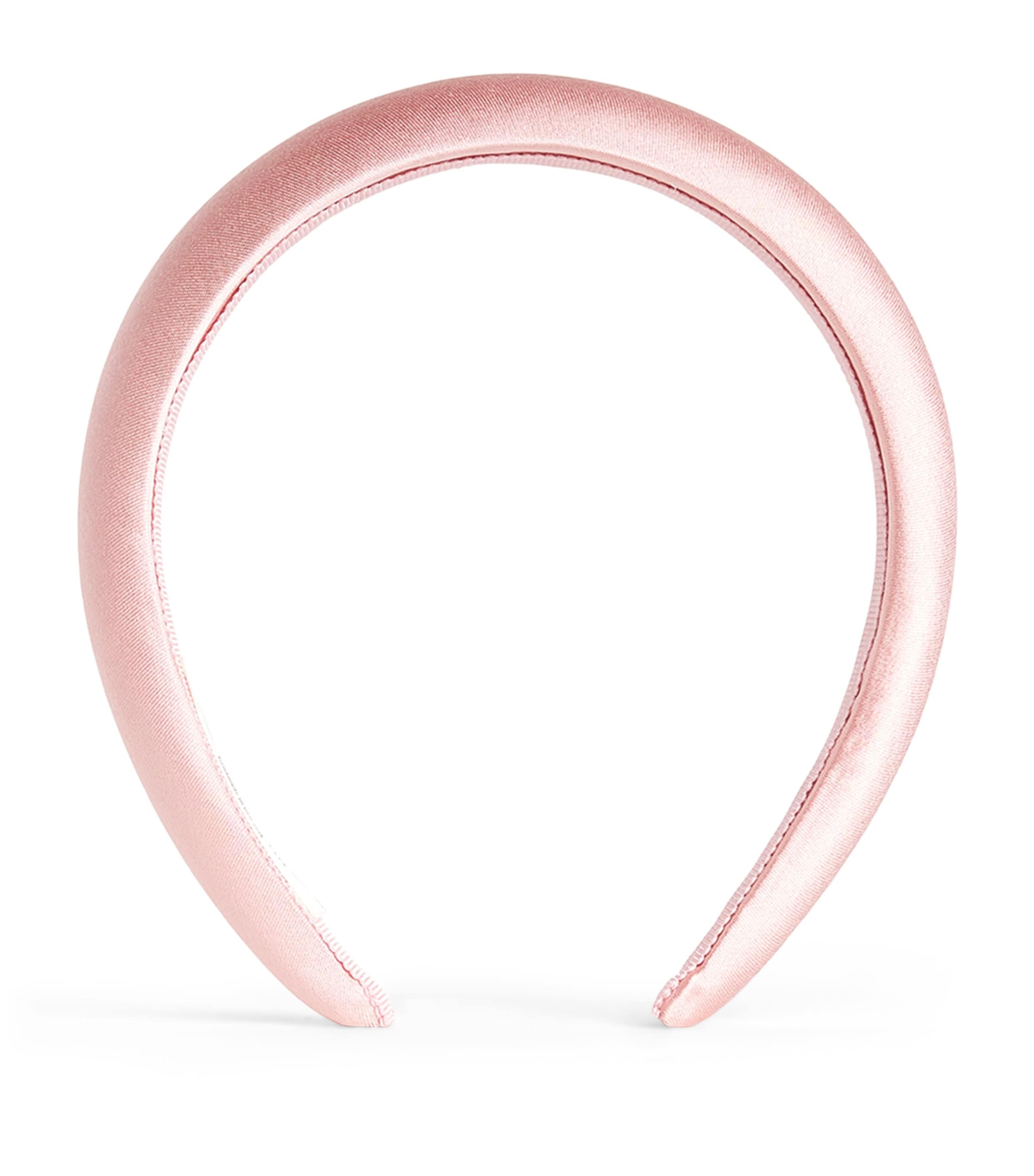 Jennifer Behr Silk -satin Tori Headband In Pink