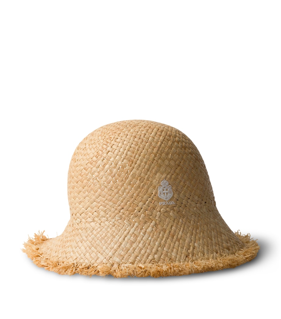 Prada Raffia Hat Neutral Image 1