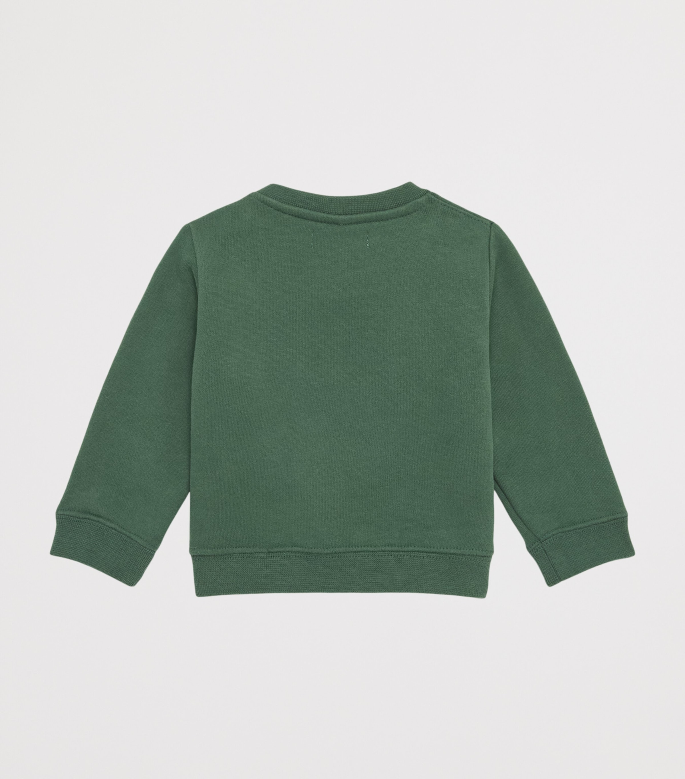 Harrods Cotton Jersey Embroidered Sweatshirt Green Image 2
