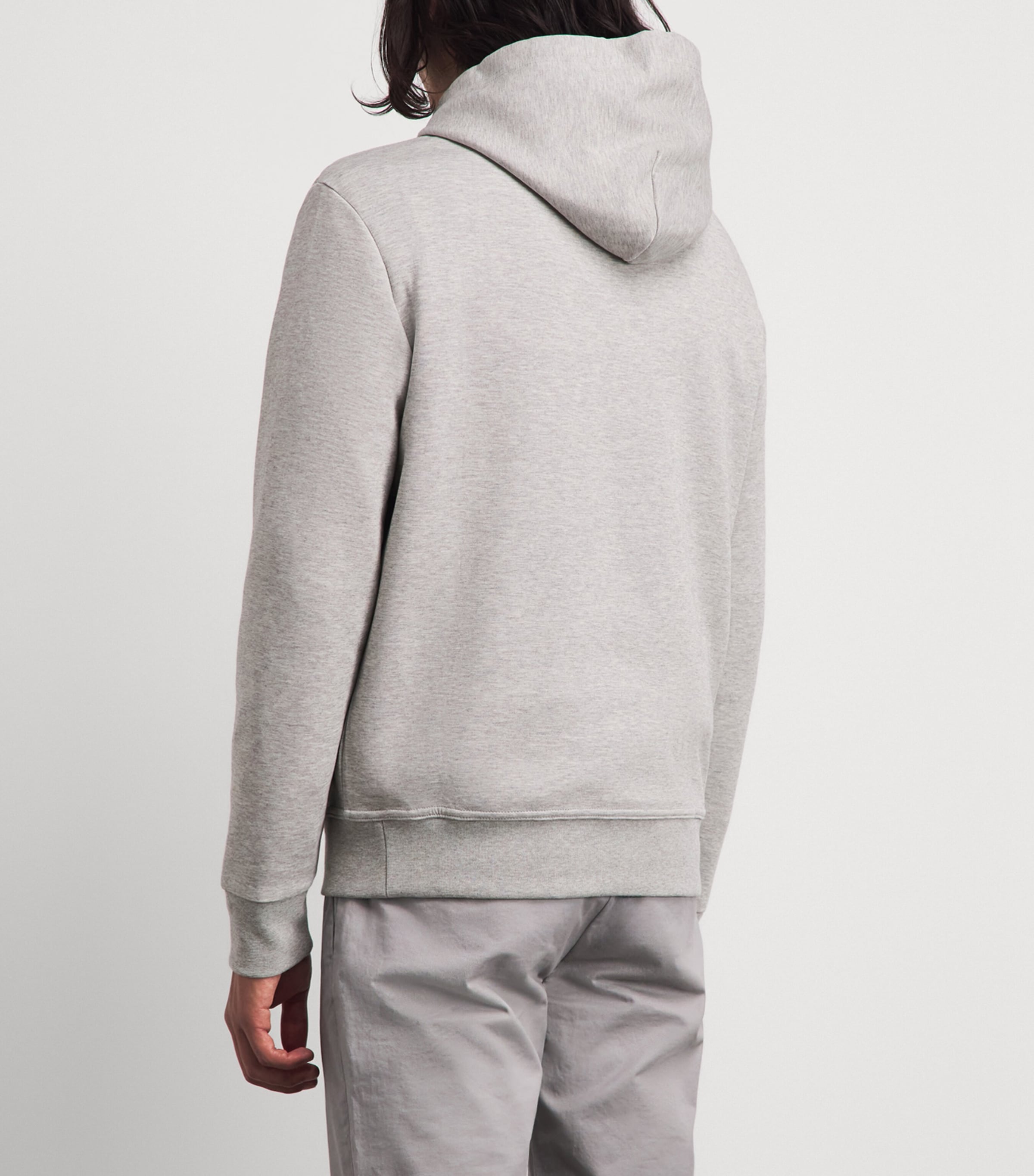 Polo Ralph Lauren Mens Double-Knit Logo Hoodie Drk Sprt Image 5