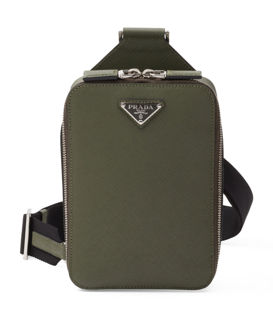 Saffiano Leather Brique Cross-Body Bag F0466 Image 1