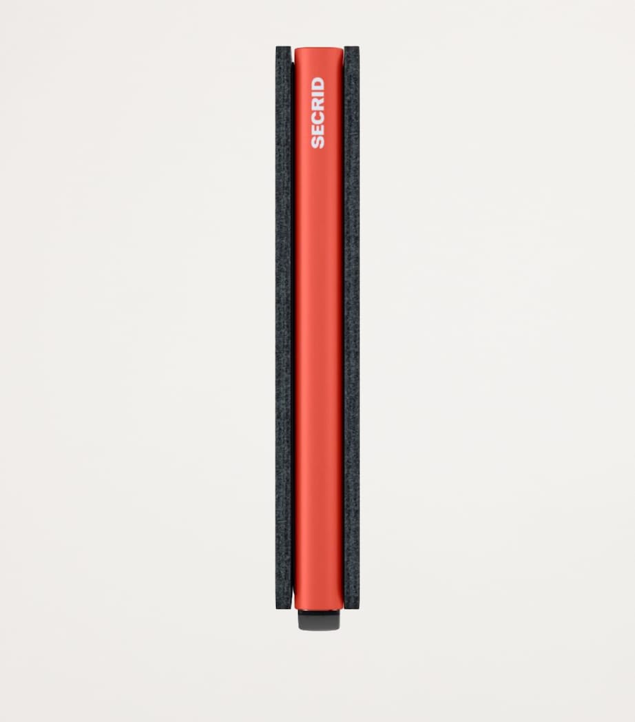 Leather Slim Wallet NIGHT BLUE ORANGE Image 4