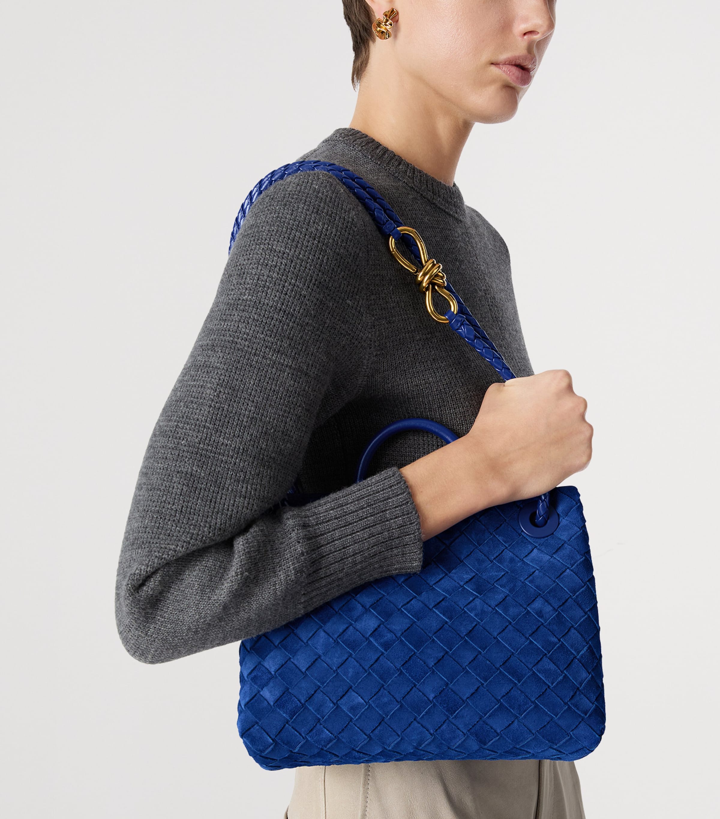 Bottega Veneta 青 アンクレット Bottega Veneta 青 アンクレット Bottega Veneta 青 アンクレット