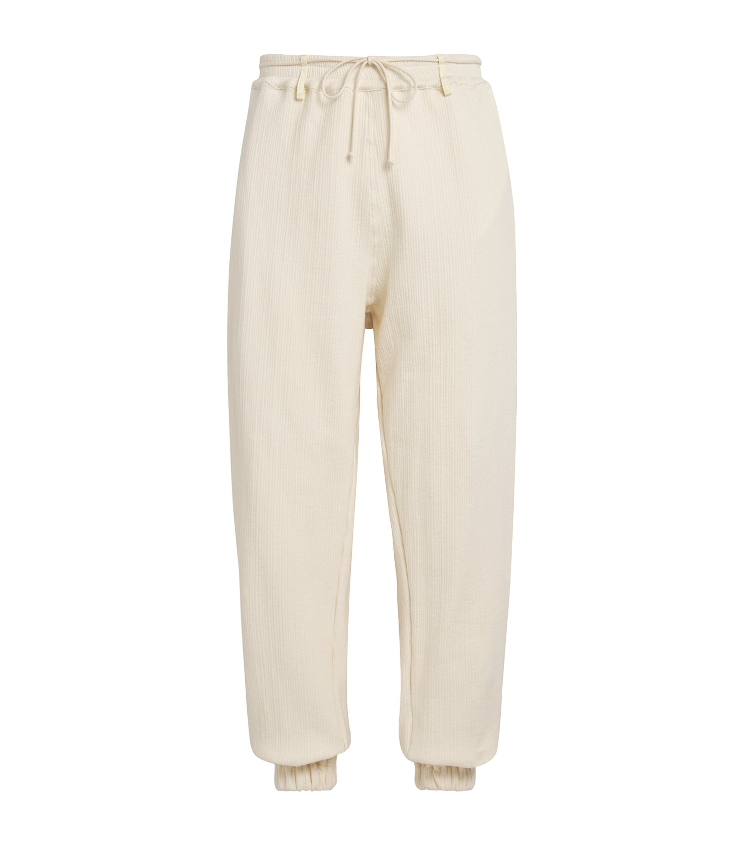 MORDECAI Mens Cotton Ribbed Straight Sweatpants Image 1