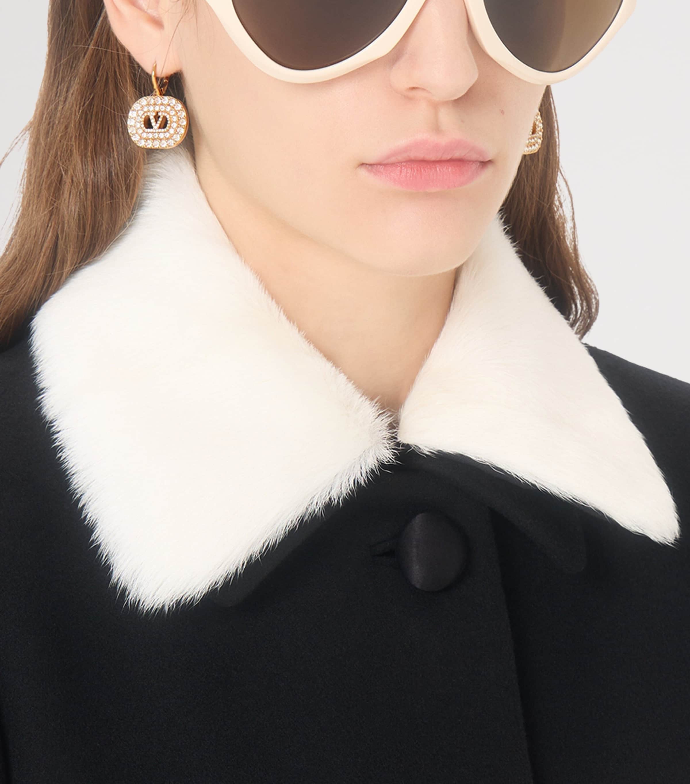 Valentino Garavani Embellished VLogo Signature Drop Earrings Image 2