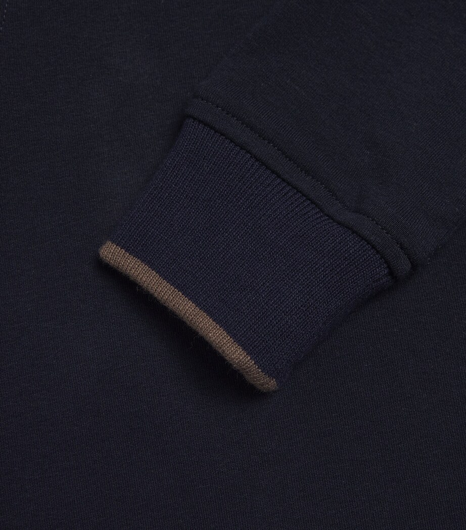 Embroidered Logo Hoodie (4-16 Years) 3198NAVY Image 4