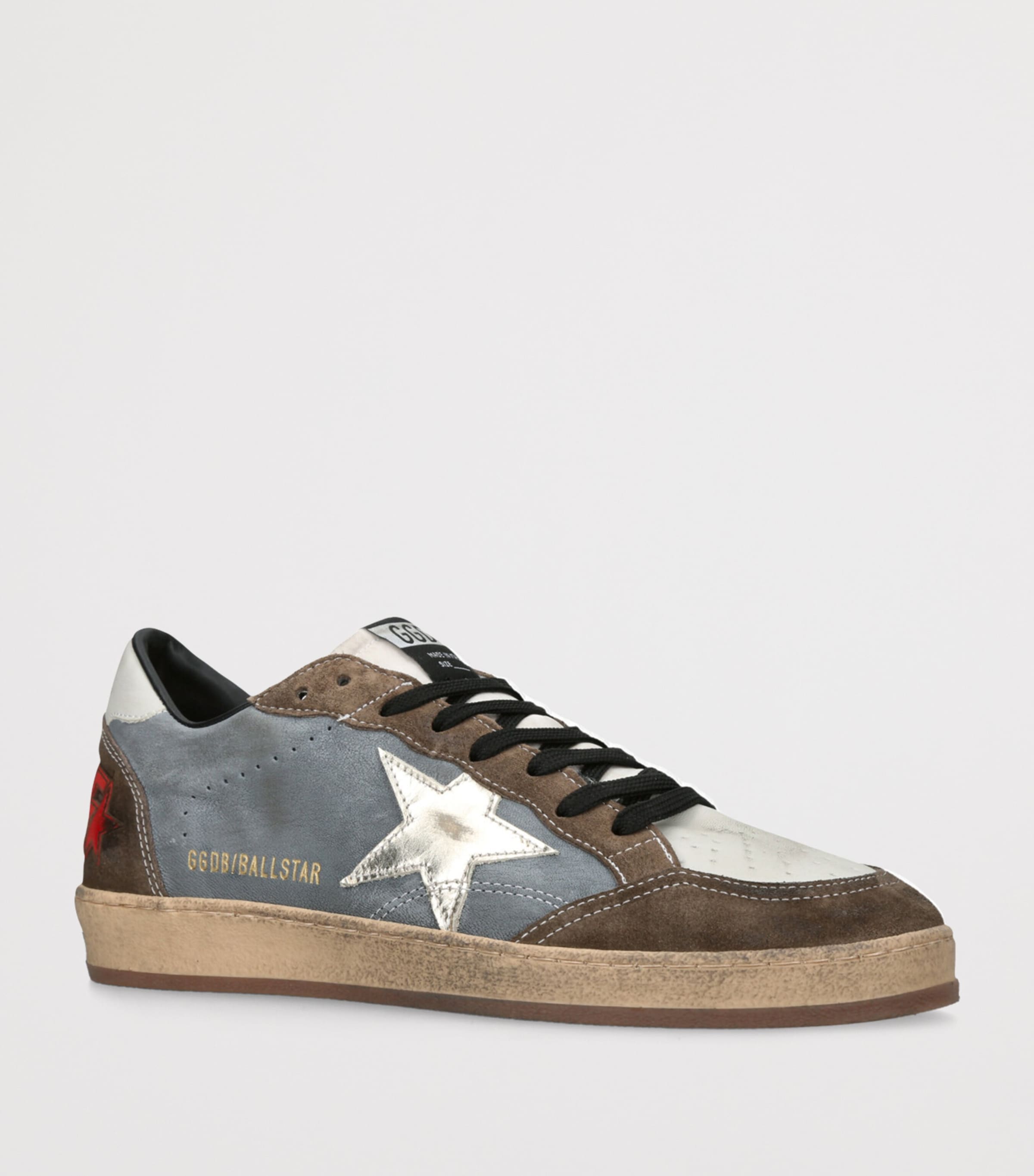 Golden Goose Suede Ball Star Sneakers Blue/dark Image 3