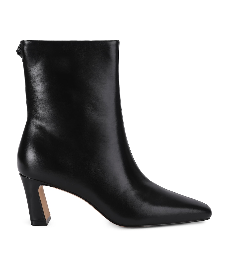 Kurt Geiger London Leather Billy Ankle Boots Black Image 1