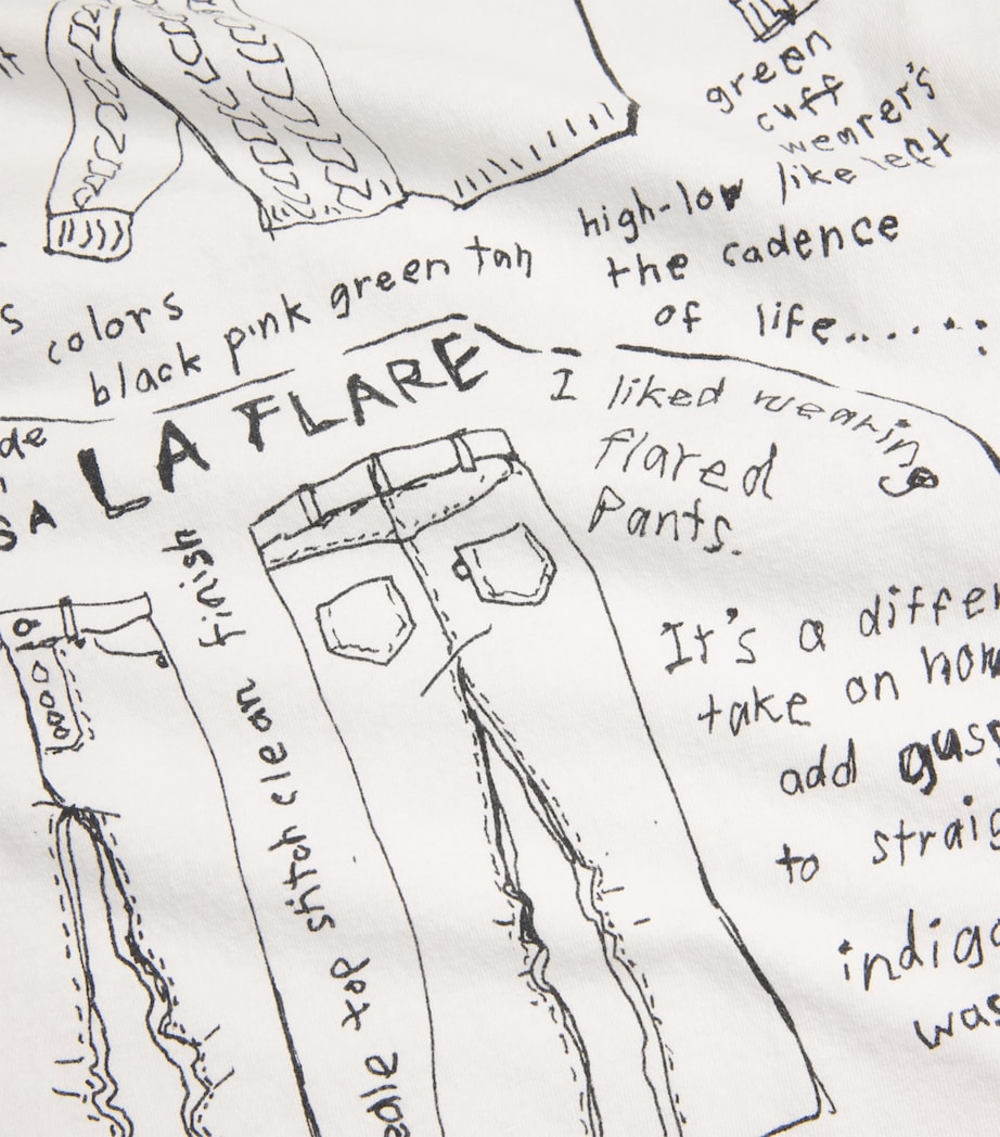 Cotton Moody T-Shirt WHITE Image 5