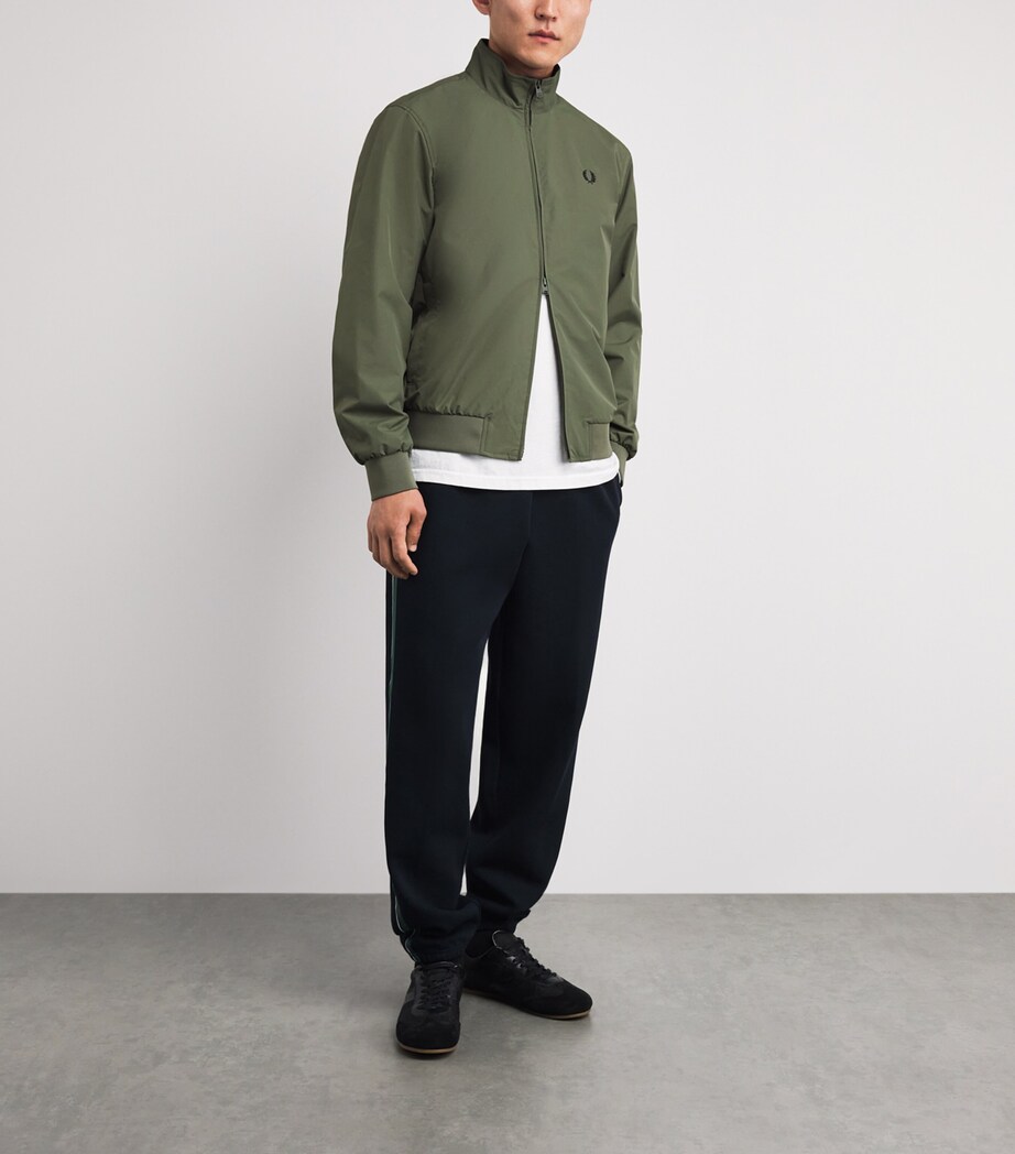 Fred Perry Mens Brentham Jacket Laurel Wreath Gr Image 2
